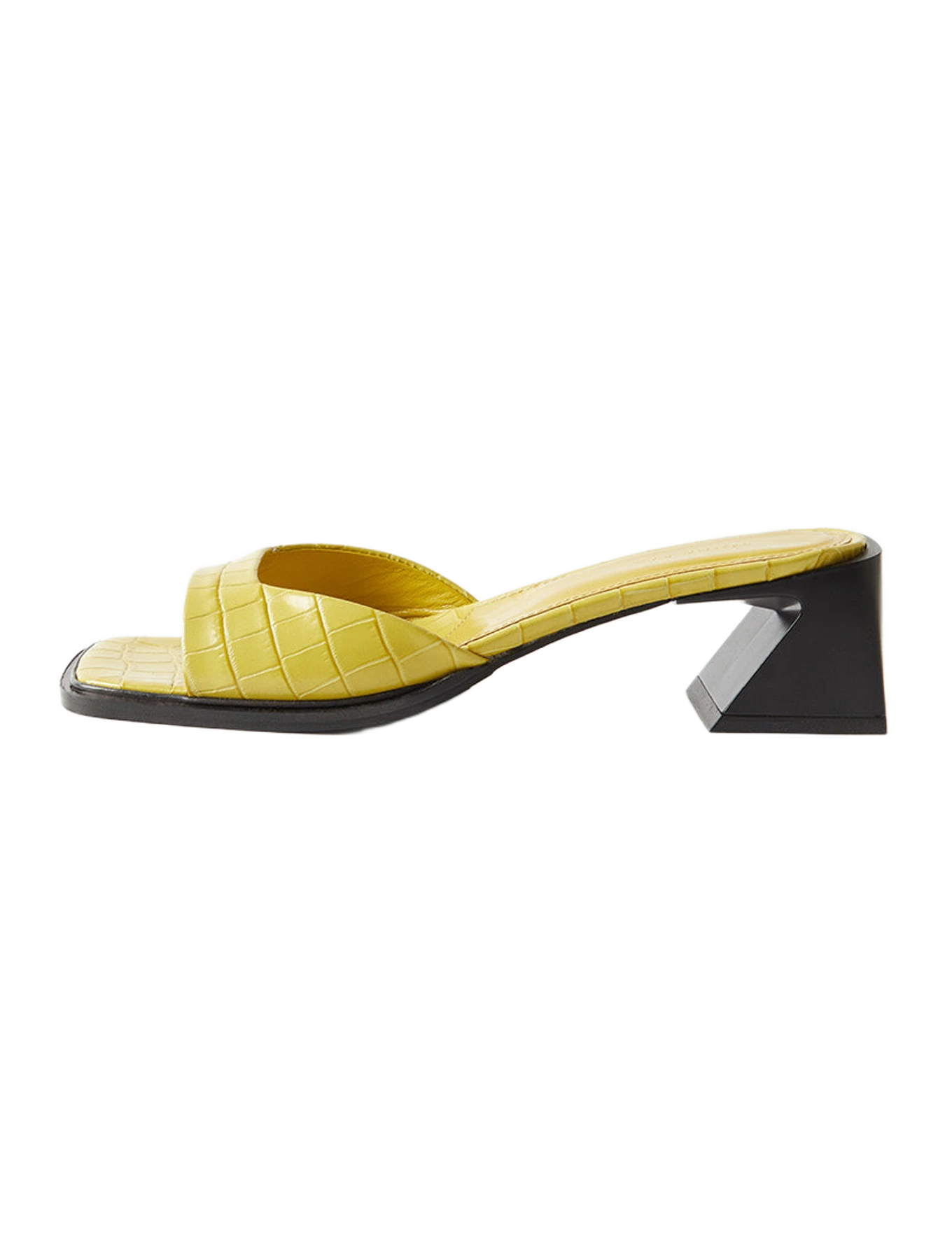 Rejina Pyo Annie Sandals Leather Emboss Croc