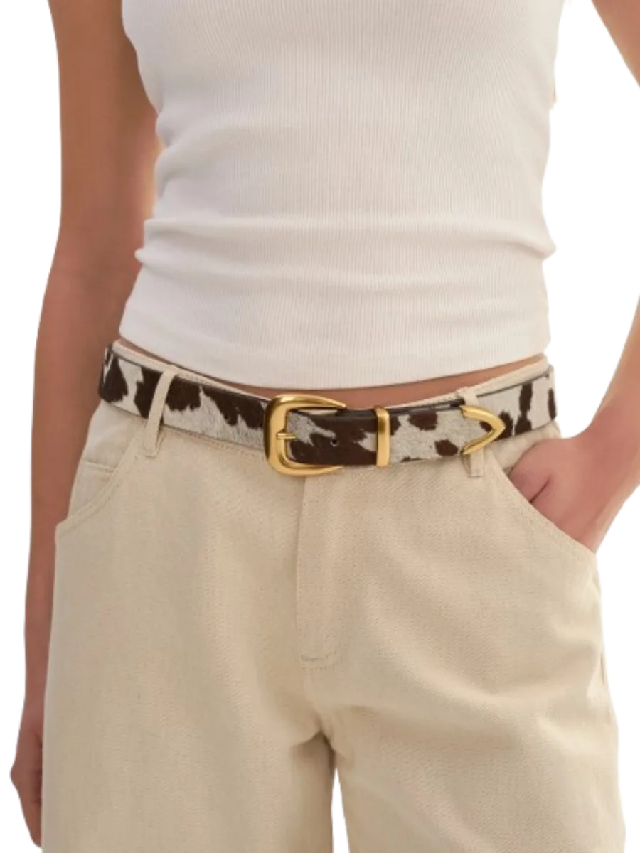 Lamarque ASPEN | Cow Hair Leather Belt