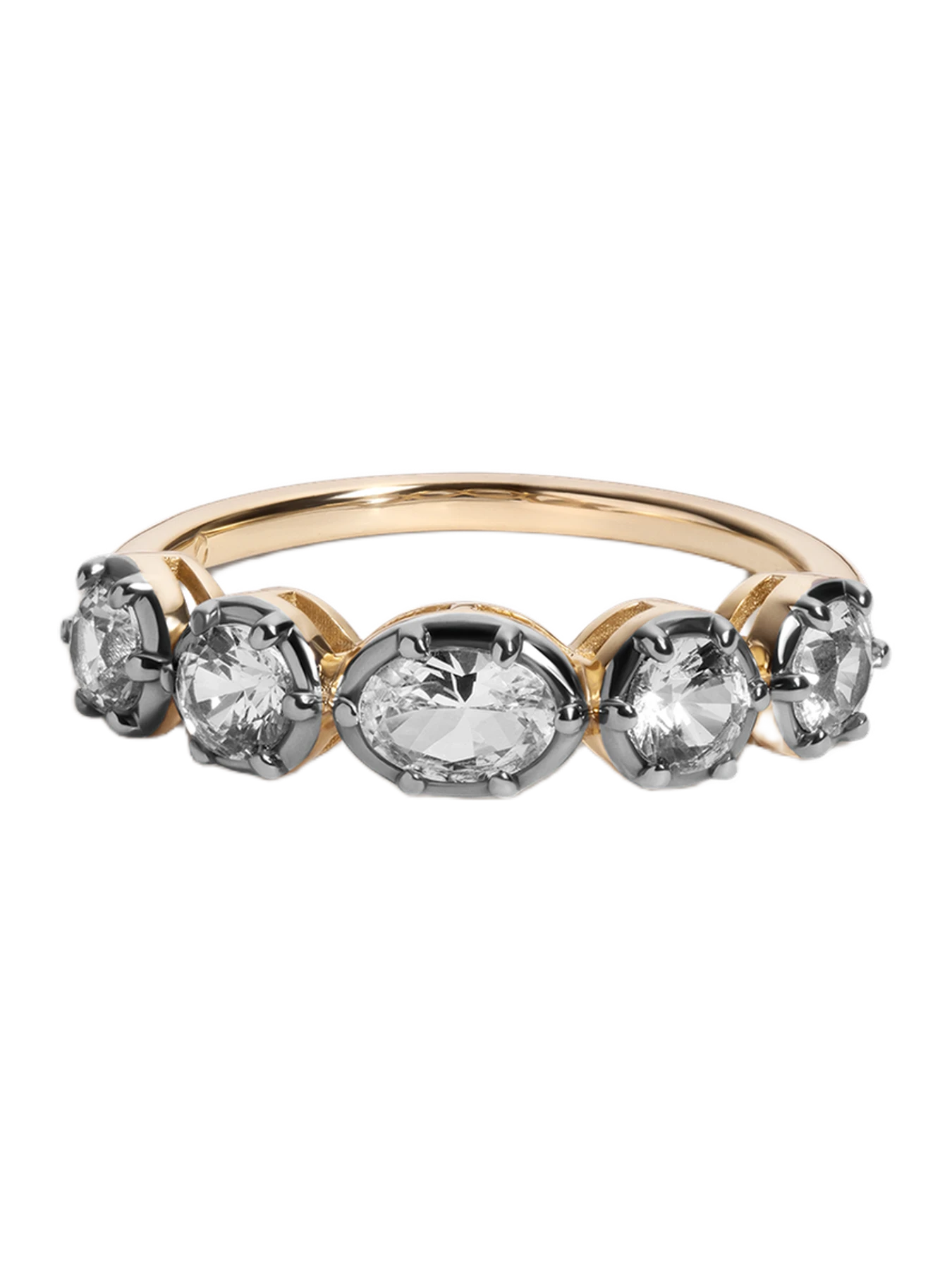 Aurate Aurate X Molly Dickson: Georgian Half Eternity Ring