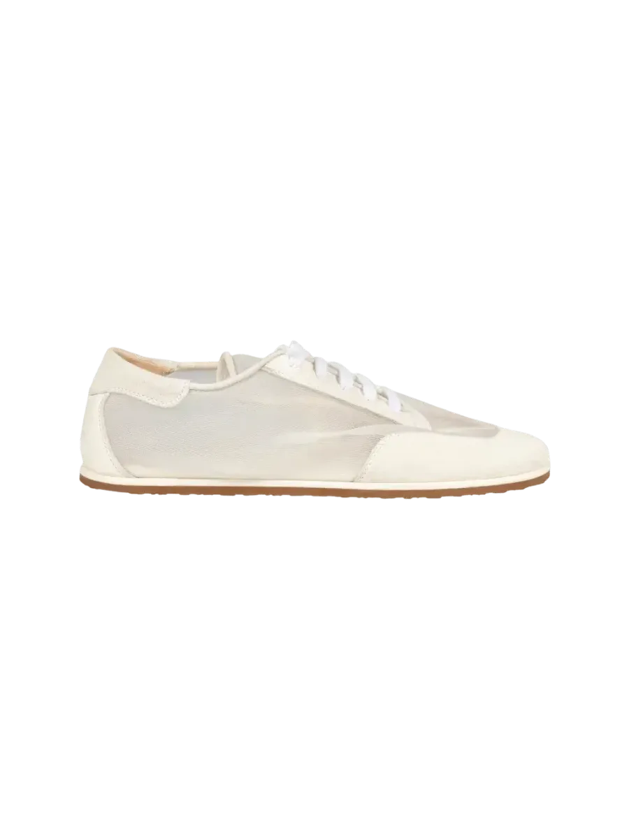 Dear Frances Balla Trainer, White Mesh/Suede