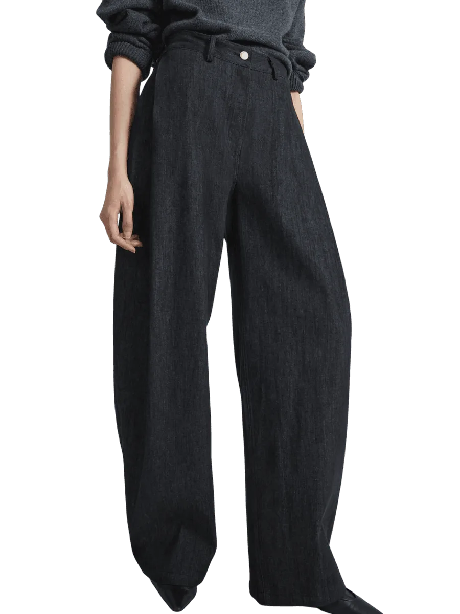 The Frankie Shop Barrel Leg Jeans