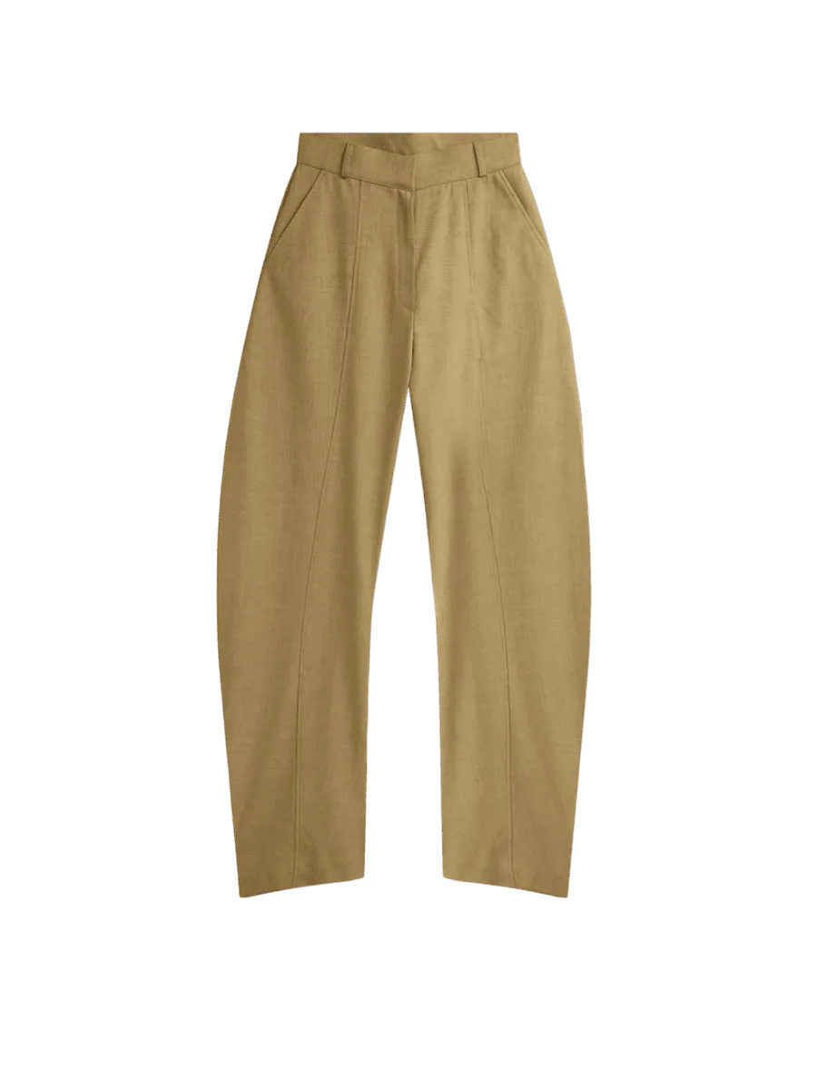 The Frankie Shop Barrel Leg Trousers