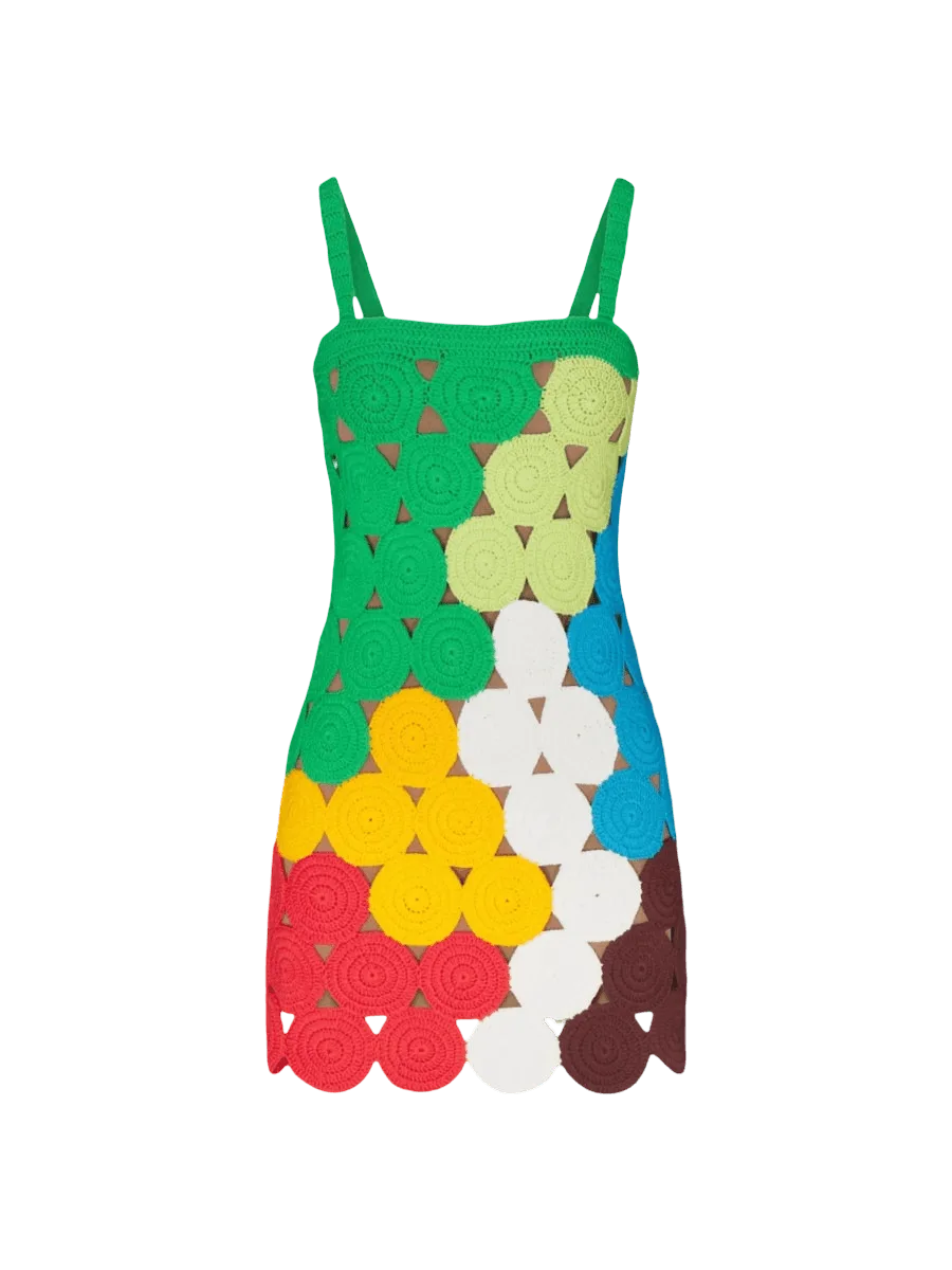 Simon Miller Beep Beep Tank Mini Dress in Island Multi