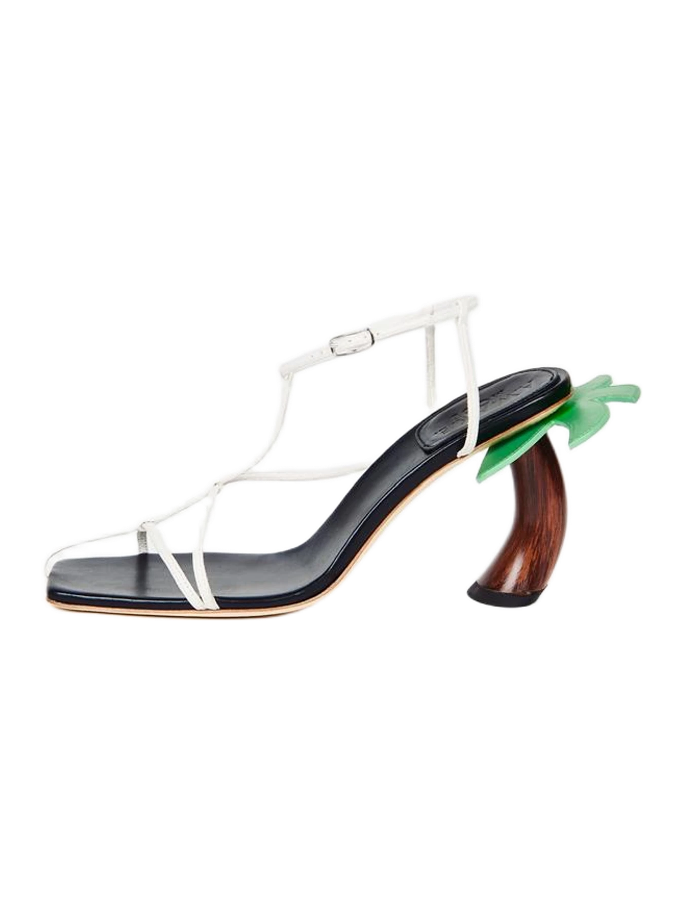 A.W.A.K.E. MODE Bianca Wooden Heel