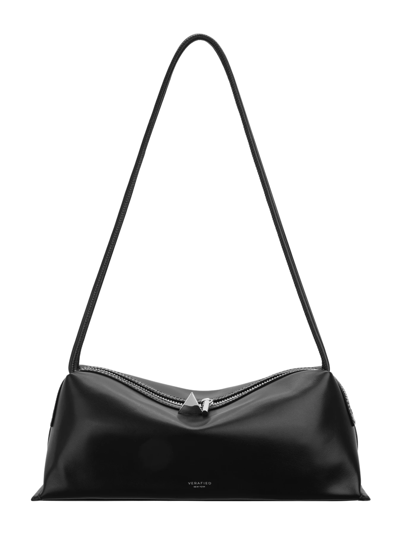 Verafied New York Black Lizard Café Midi Bag