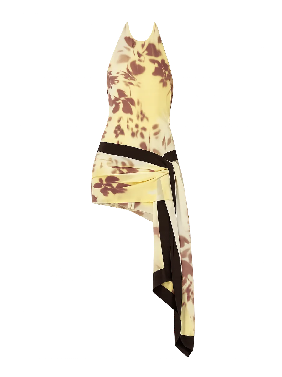 Bec + Bridge BLAISE HALTER MINI DRESS - PALMERA FLORAL
