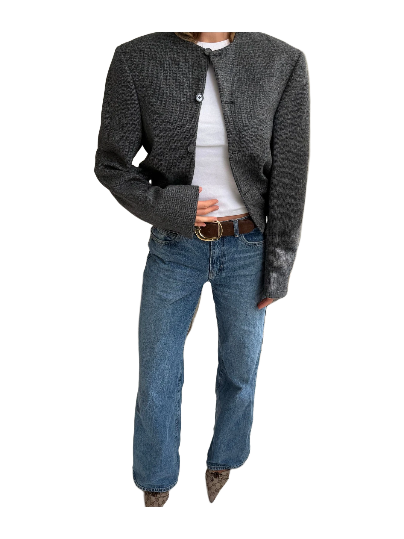 Havre Studio Bomber Jacket In Grey