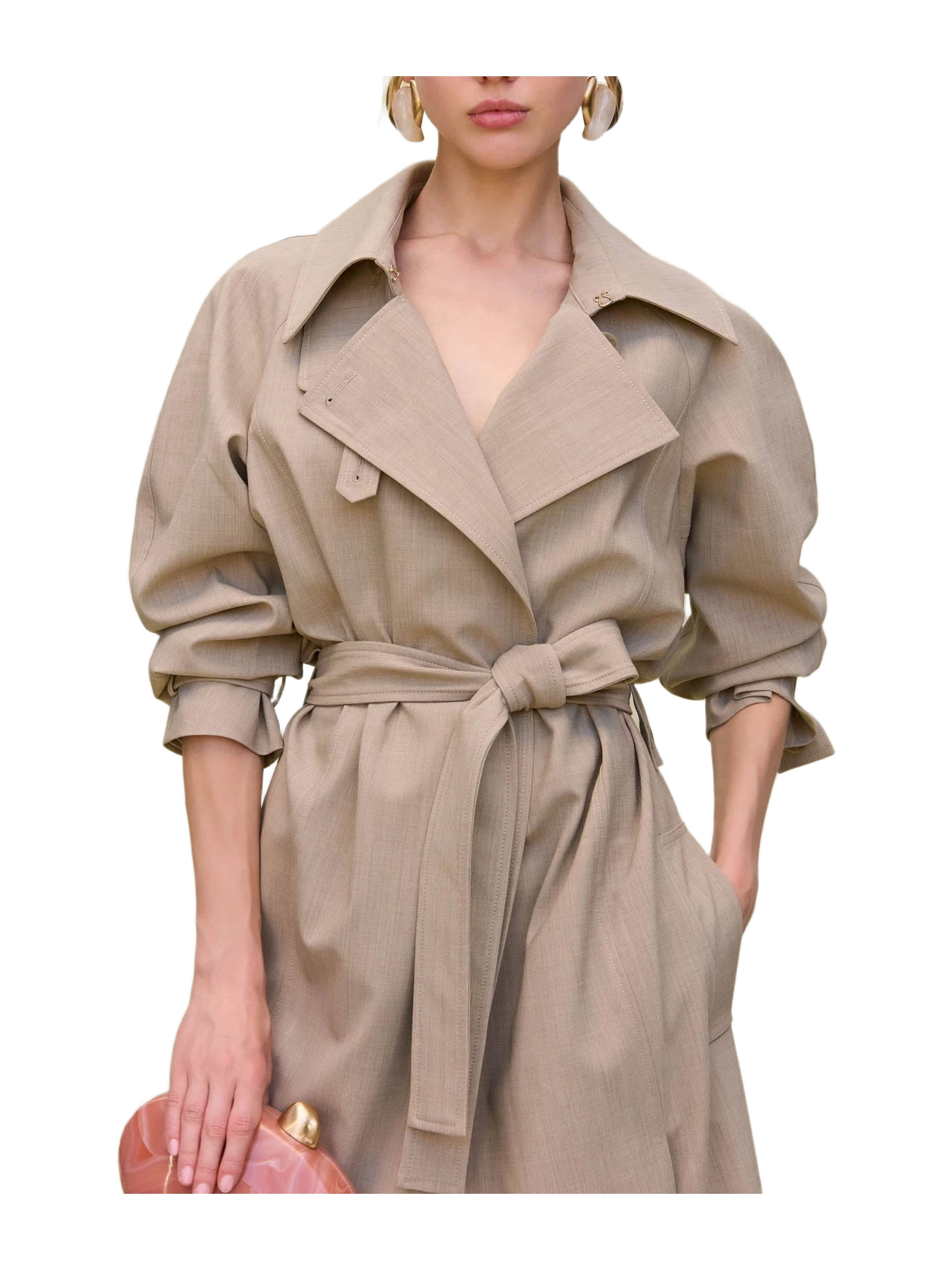 Cult Gaia Brigita Coat - Beige