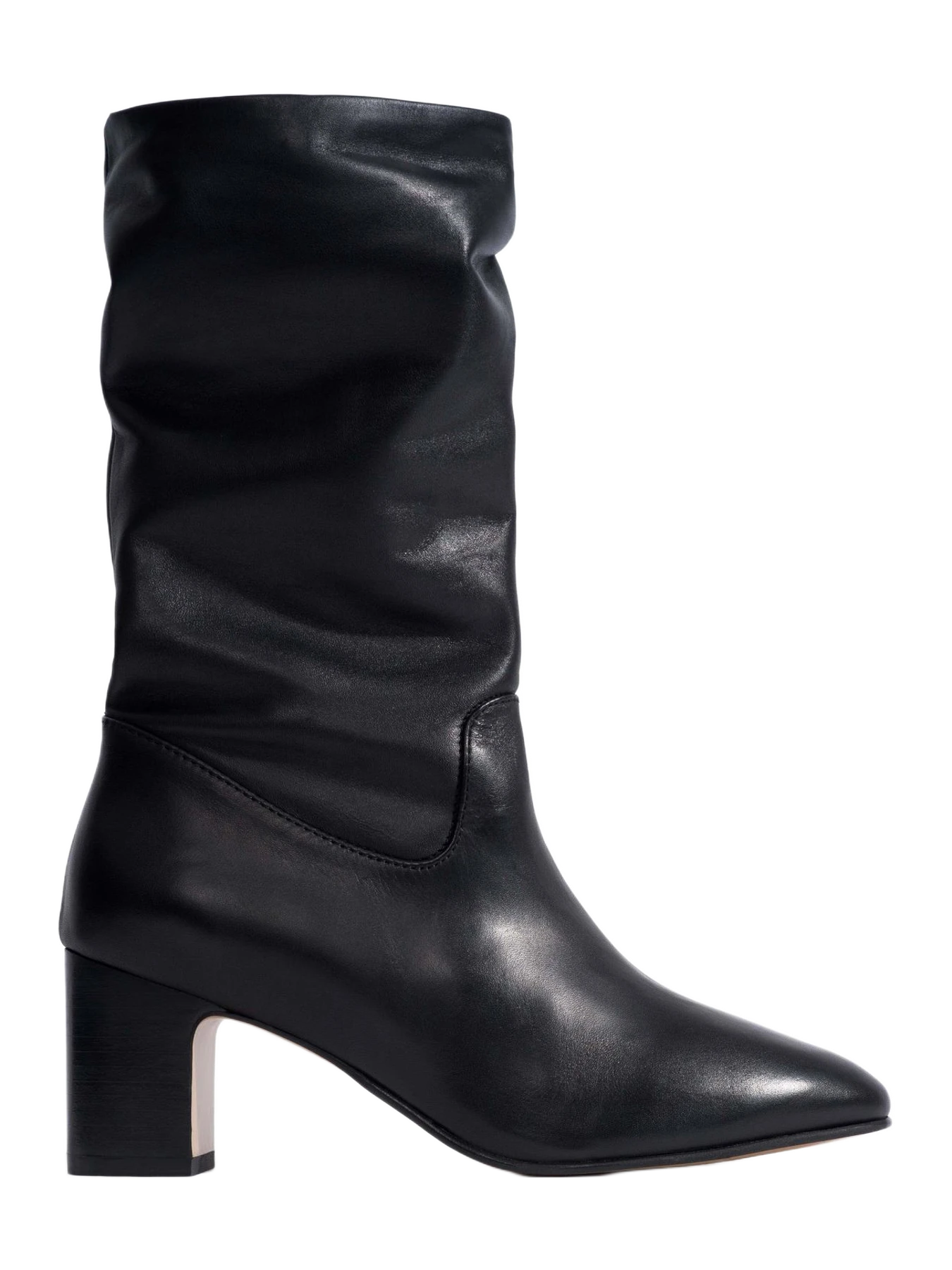 Anonymous Copenhagen Cacha 55 Stacked Soft Calf Black