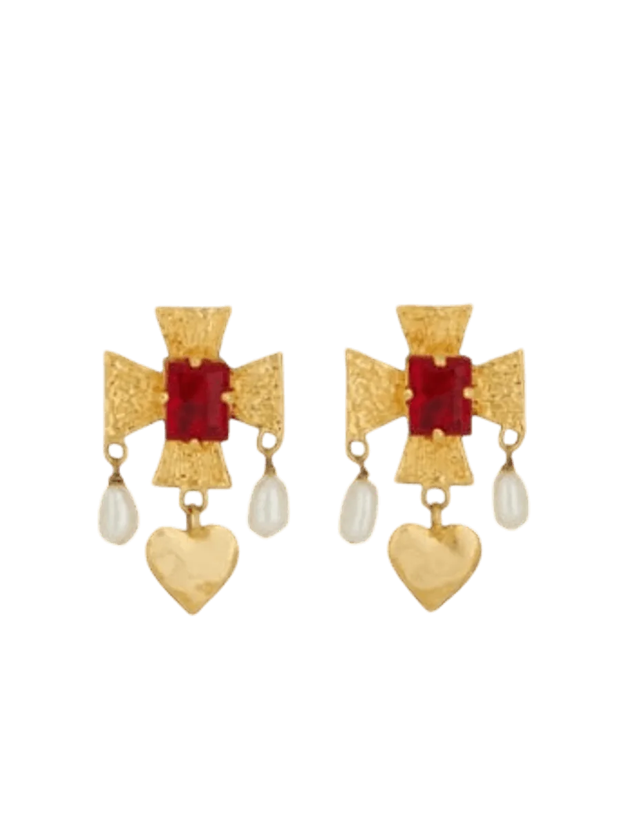 Mondo Mondo Cardinal Earrings