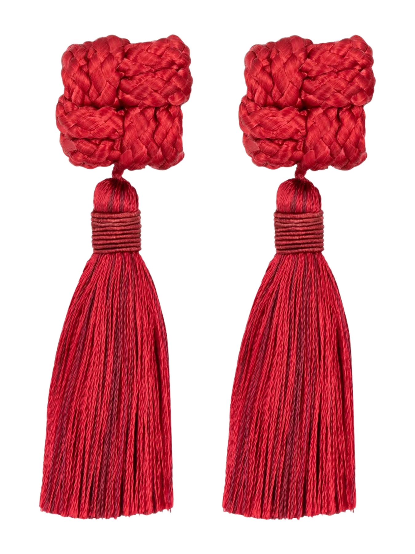 Jennifer Behr Carmella Earrings -- Ruby