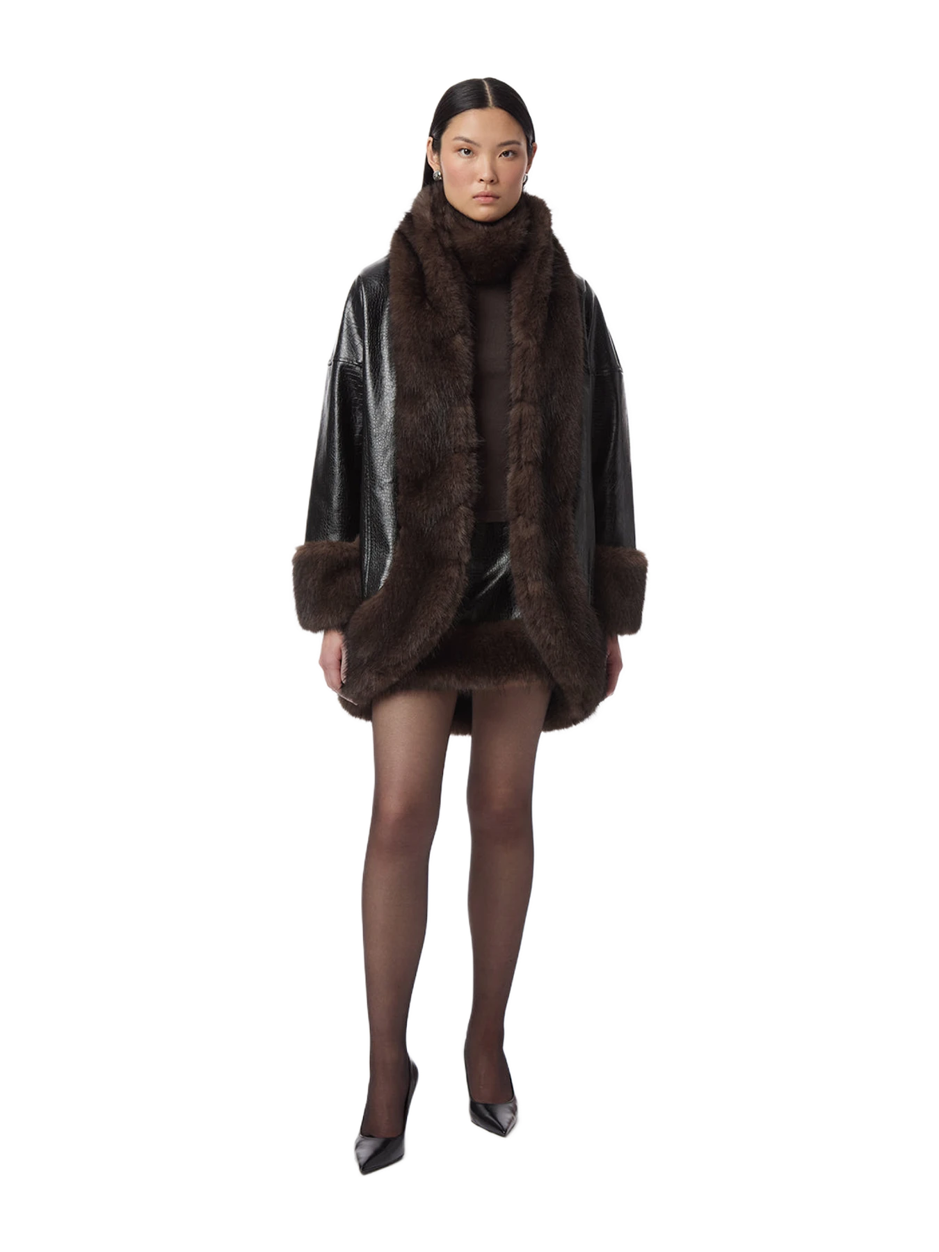 Apparis Carrie Croc Coat