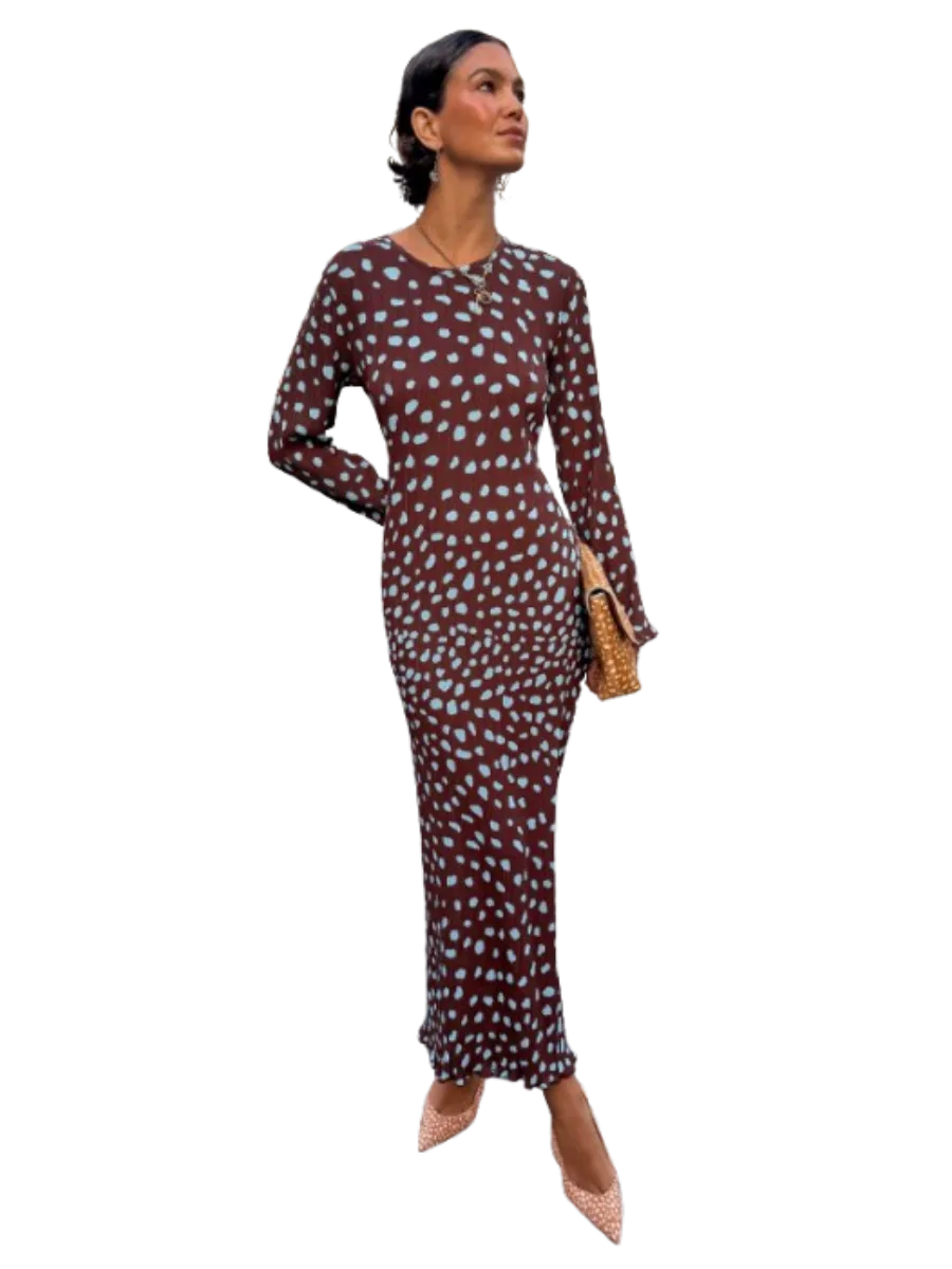 Never Fully Dressed Chocolate Deer Gaia Dress