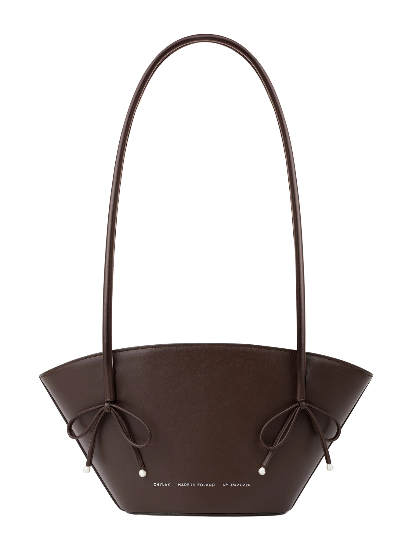 Chylak Chylak Small Basket With Pearls Brown