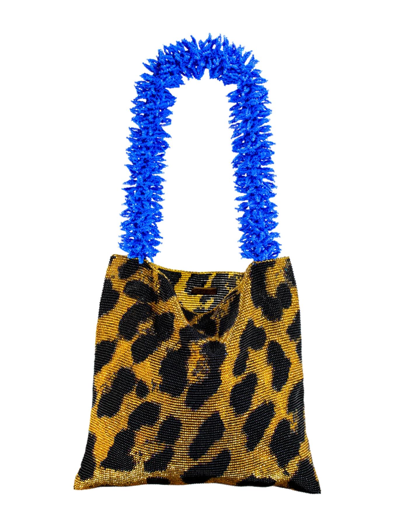 Sac de Soul CLASH OF PRINTS GOLD BLACK AND BLUE BAG