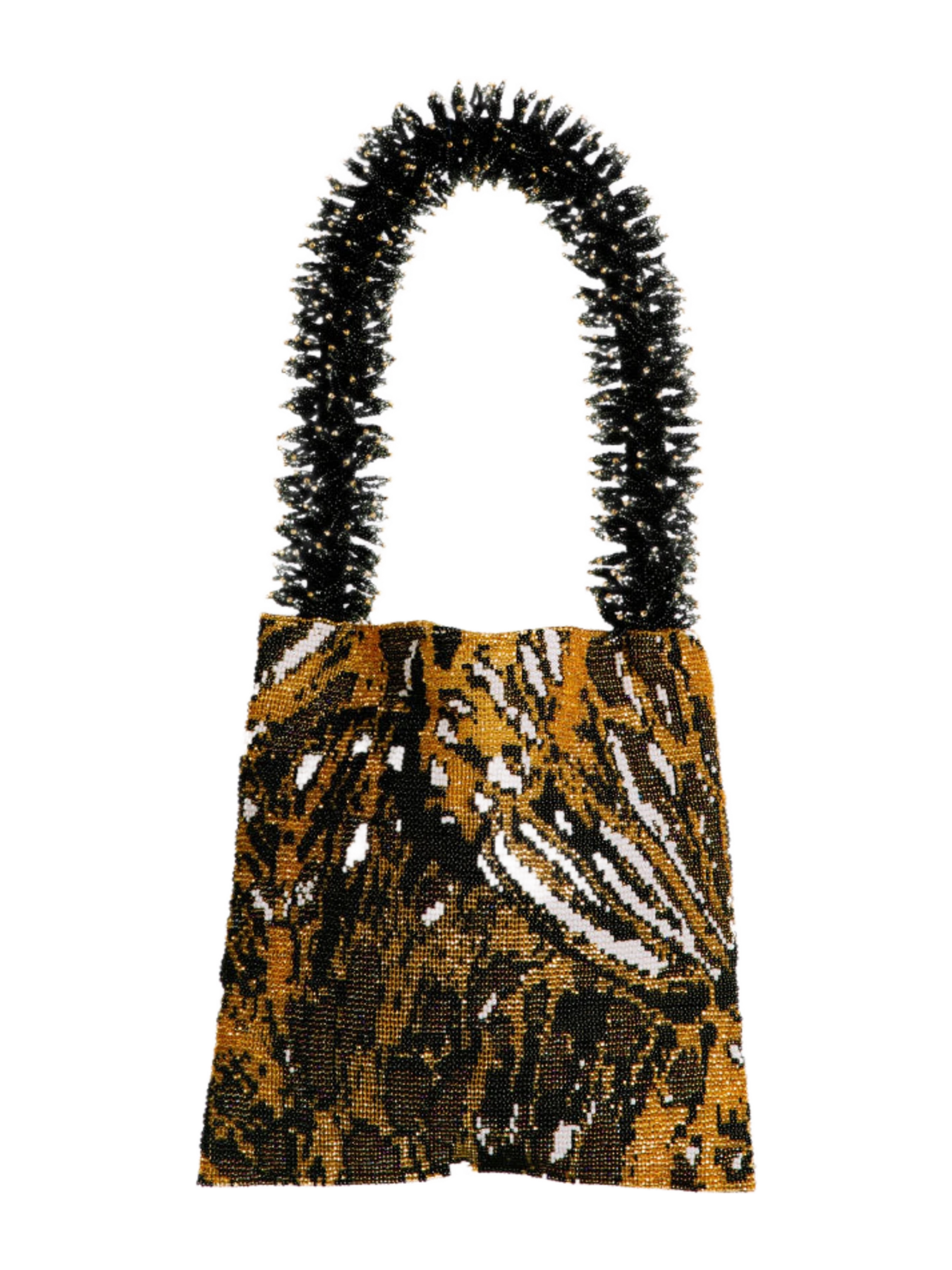 Sac de Soul CLASH OF PRINTS IN BUTTERFLY GOLD, BLACK AND WHITE