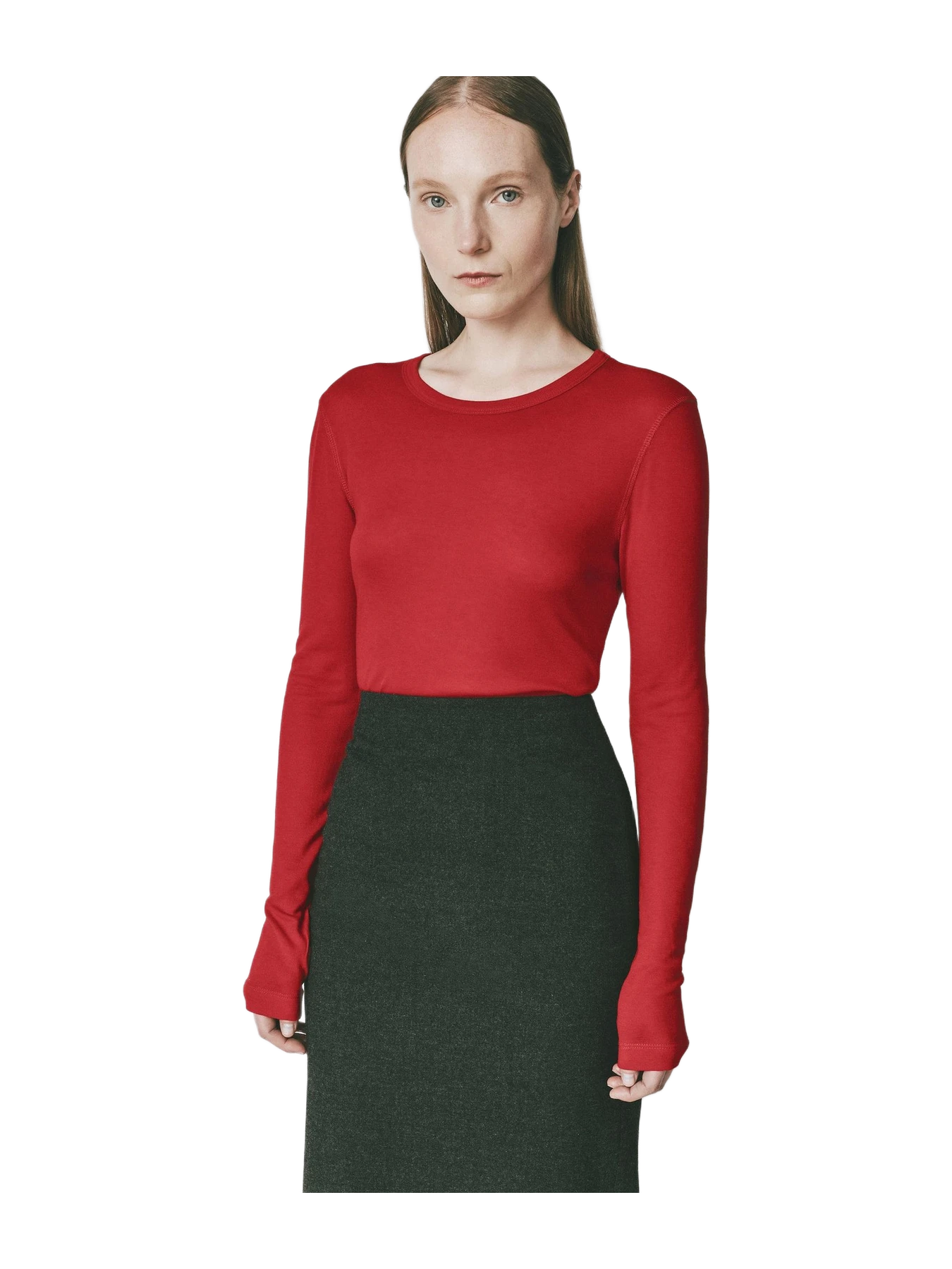 Rue Sophie Clef Long Sleeve Crewneck Top