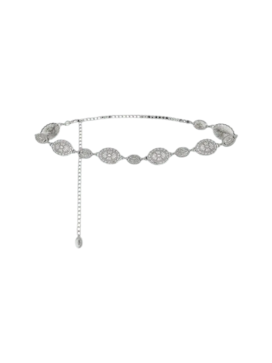 8 Other Reasons Concho Belt in Silver