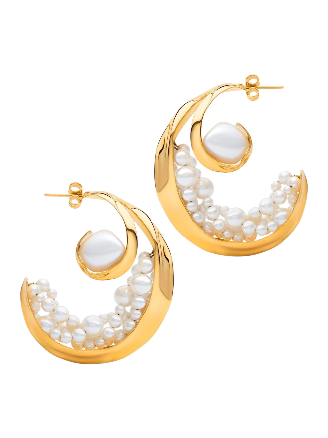 MISHO Crest Hoops