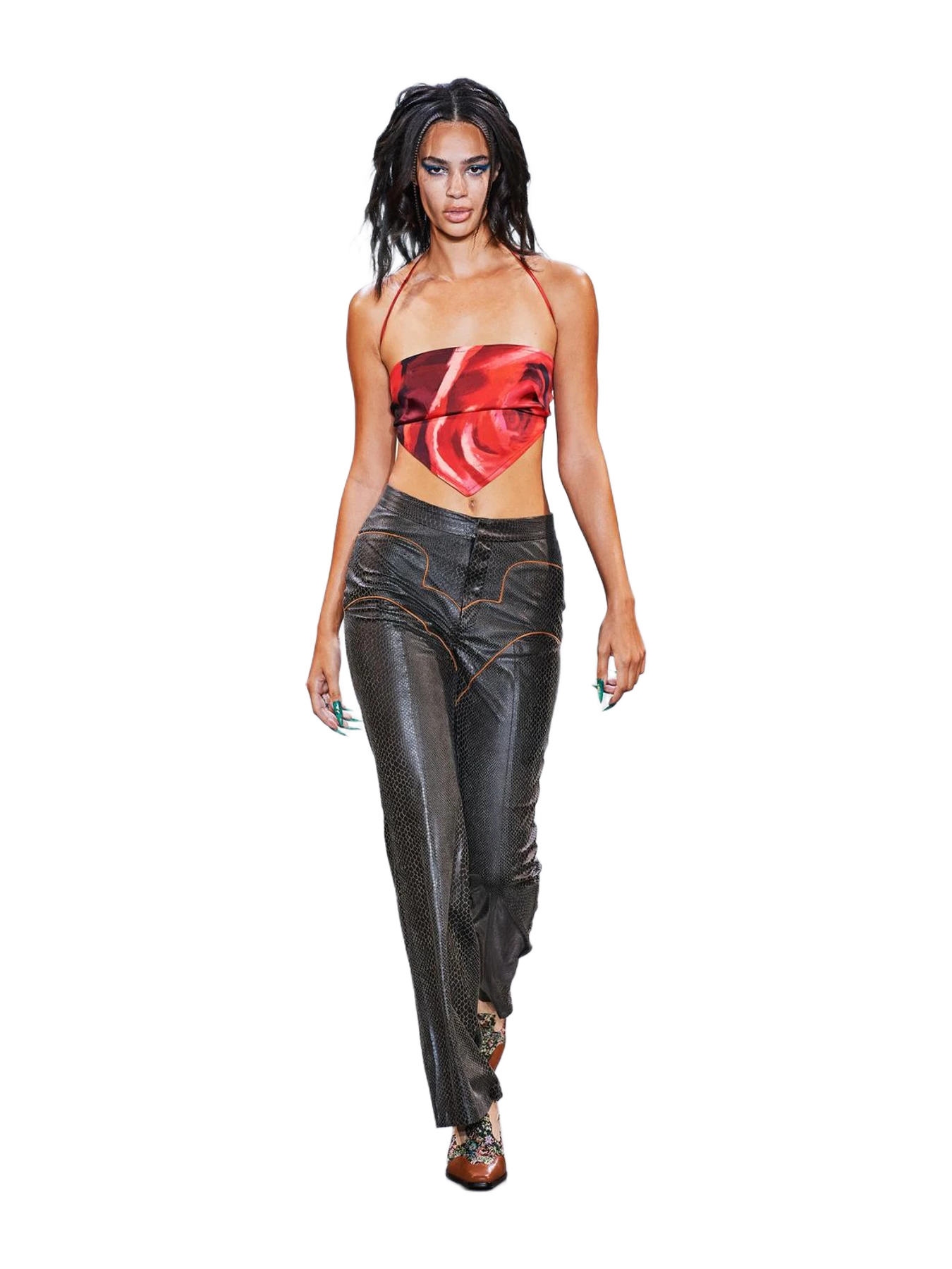 Kim Shui Croc Western Pants
