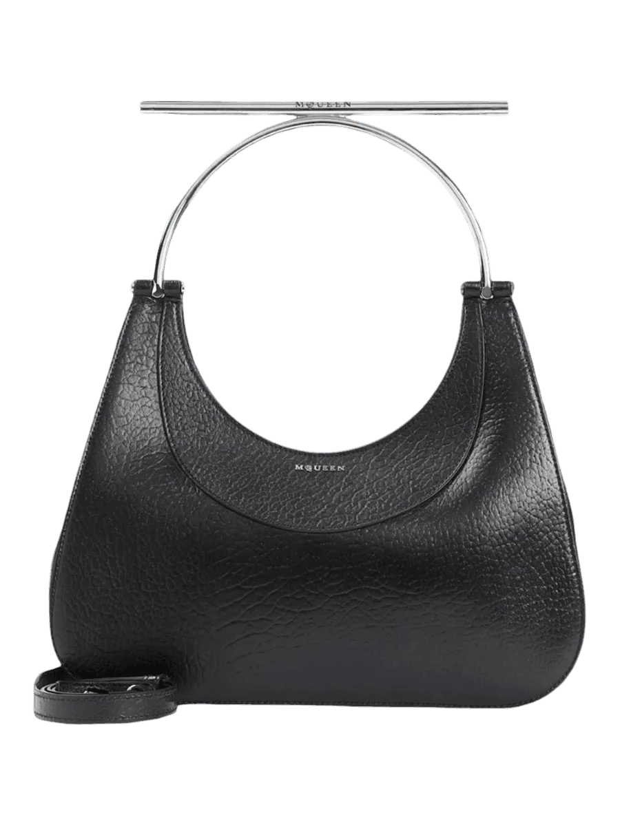 Alexander McQueen Cross-Bar Logo Printed Tote Bag