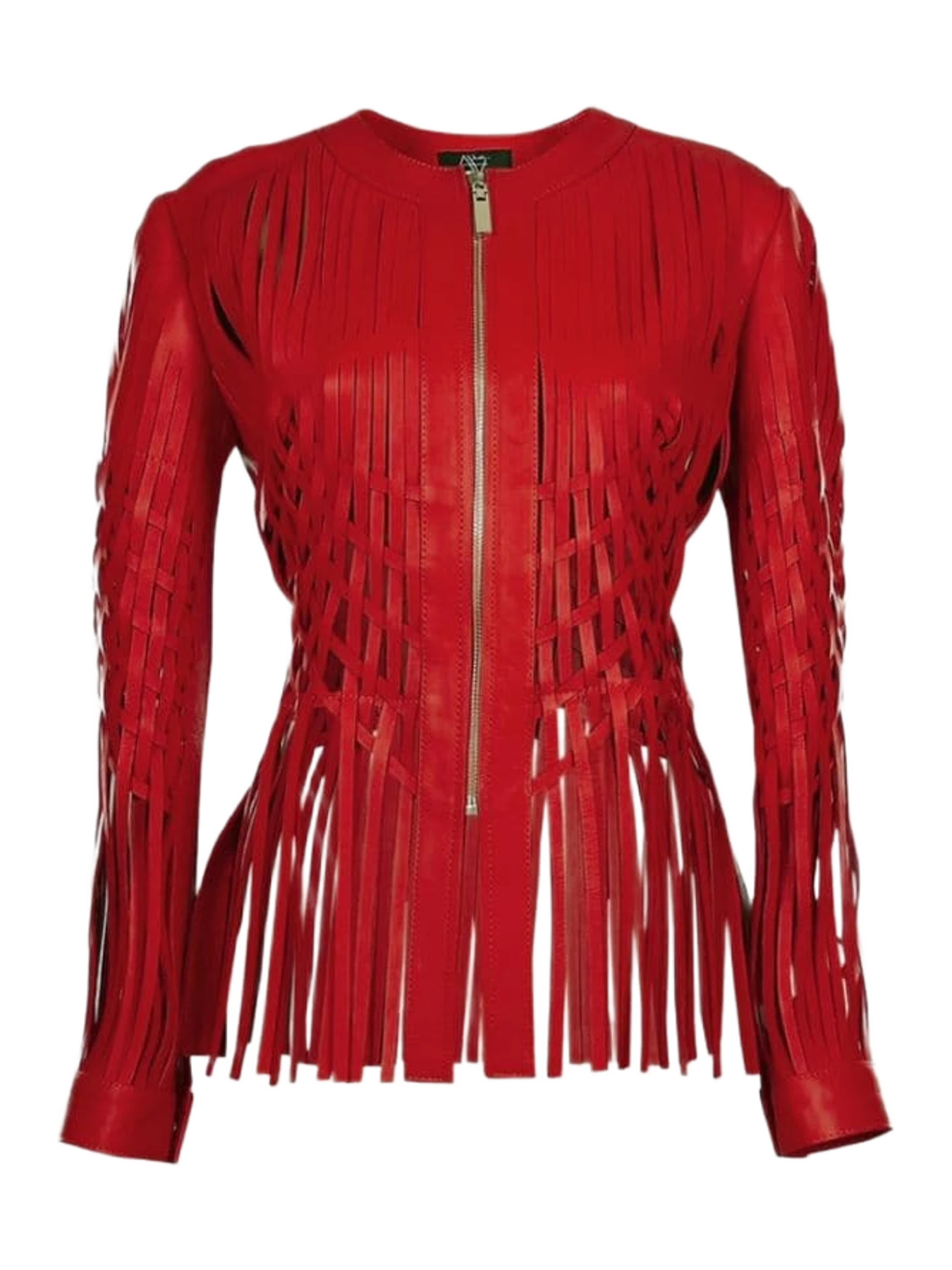 Double A Cult Mia X Double A Attalea Red Leather Jacket