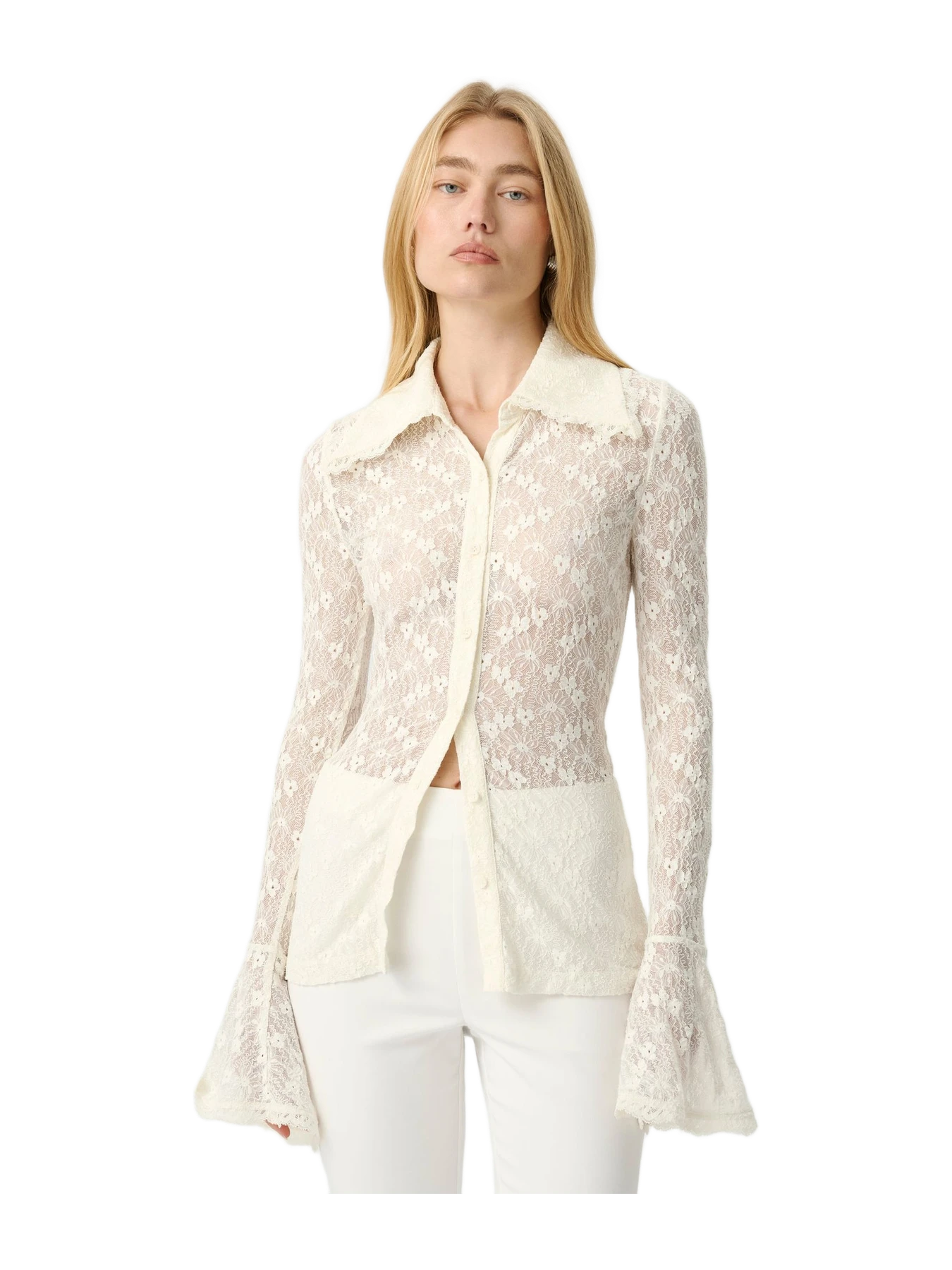 Roame Daisie Shirt Cameo Lace