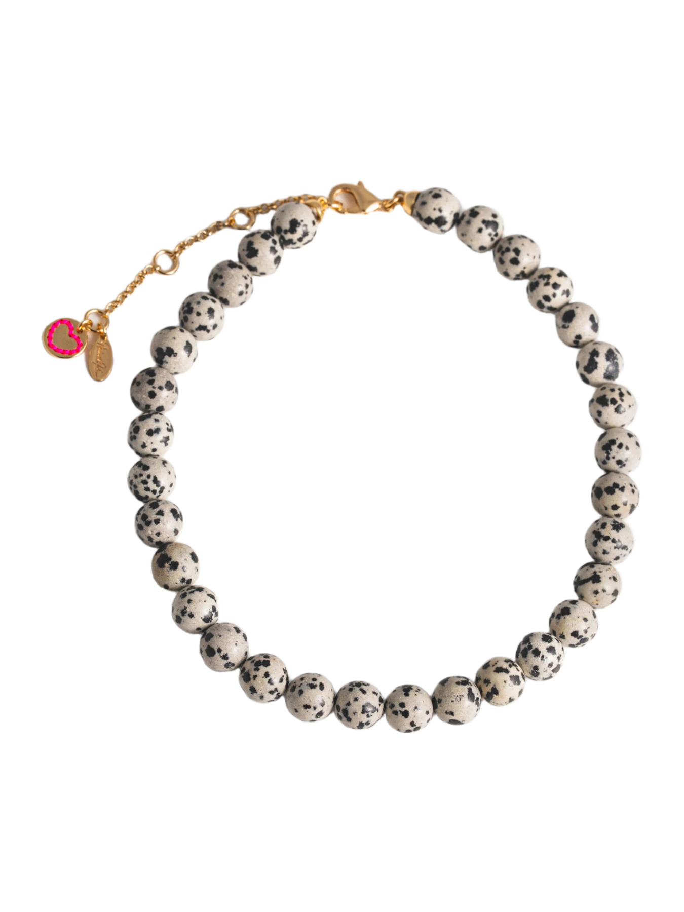 Mademoiselle Jules Dalmatian Jasper Necklace