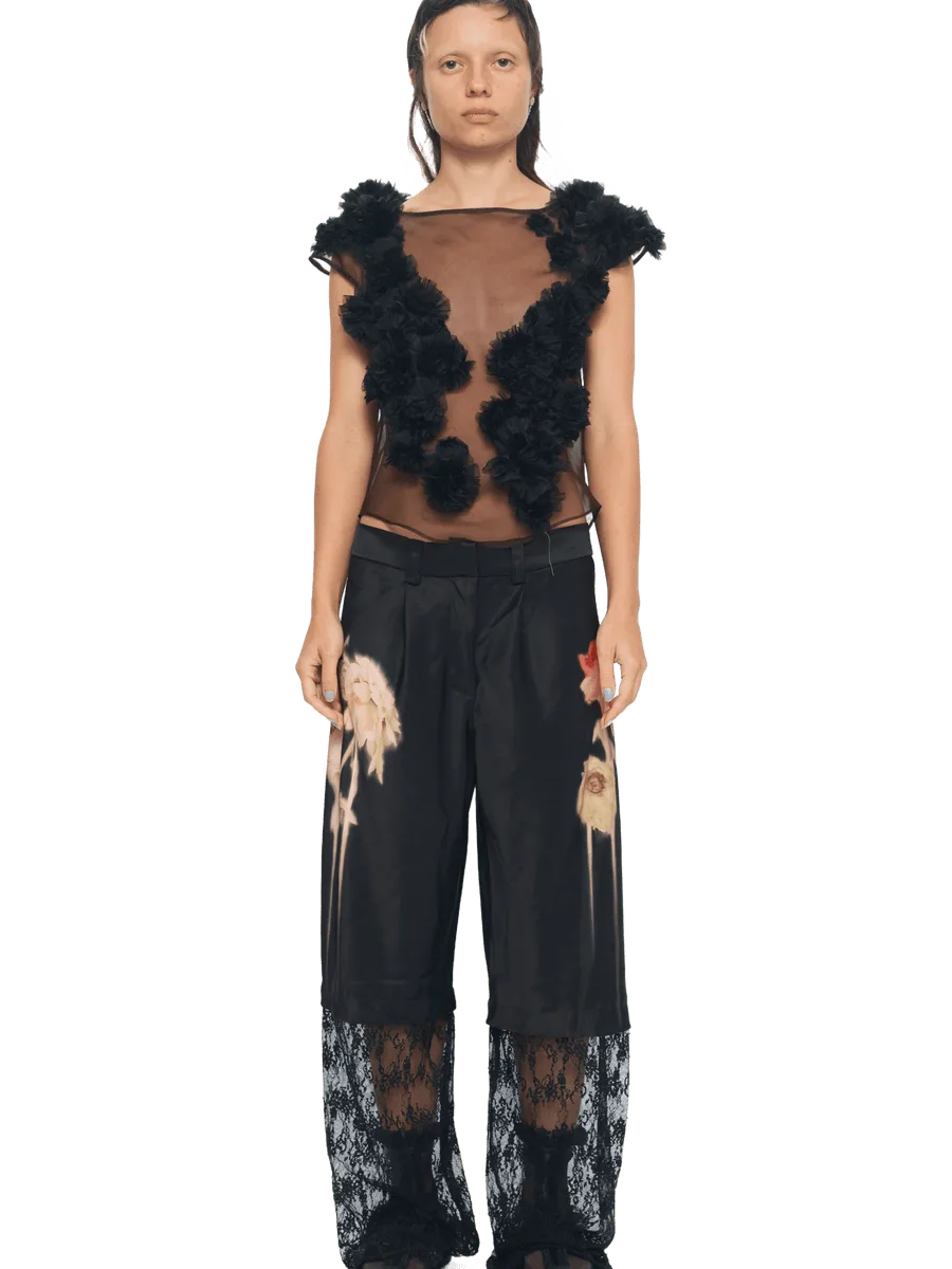 Collina Strada DEEP BROWN MEADOW PATH TOP