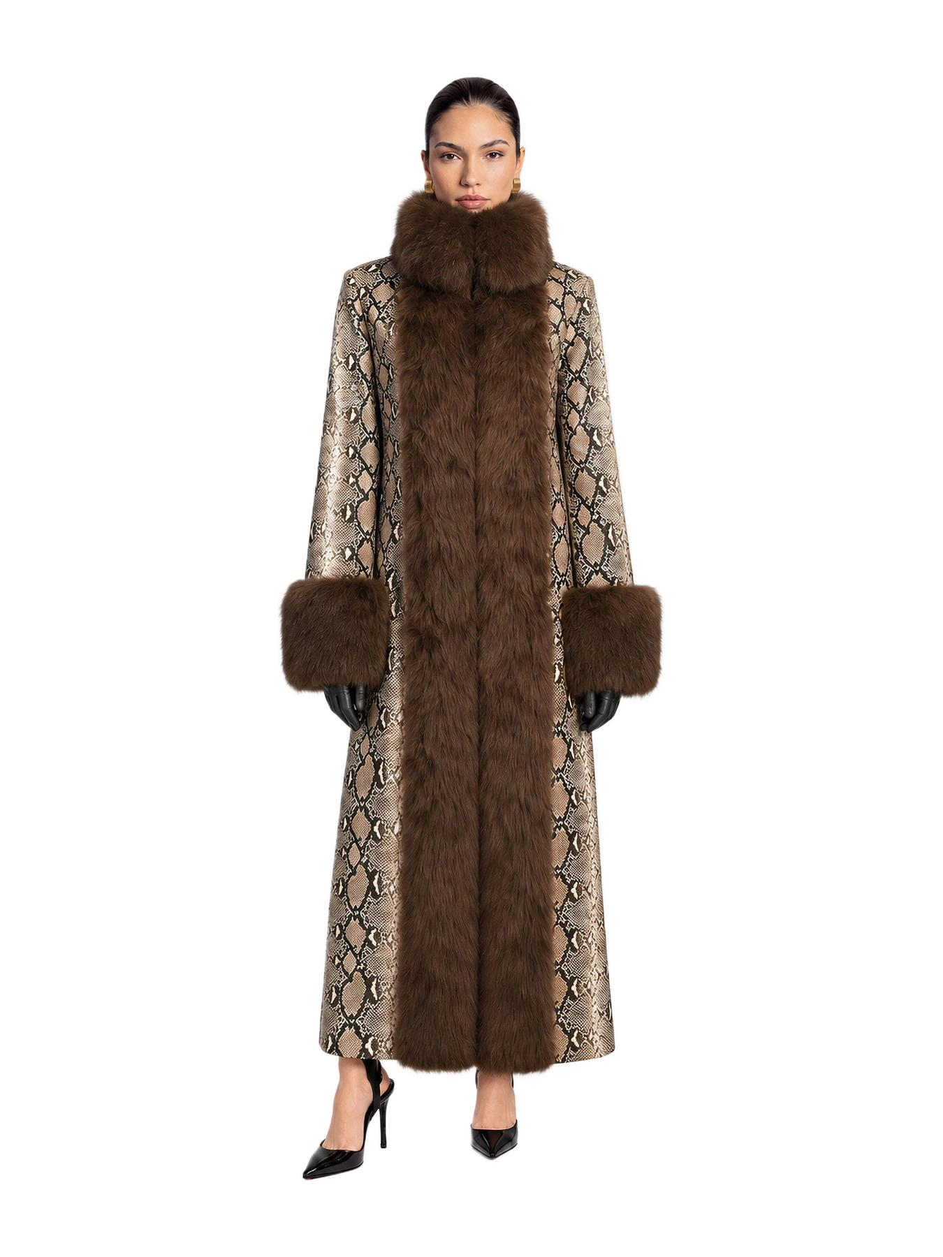 Susanna Chow Delphine Python Coat