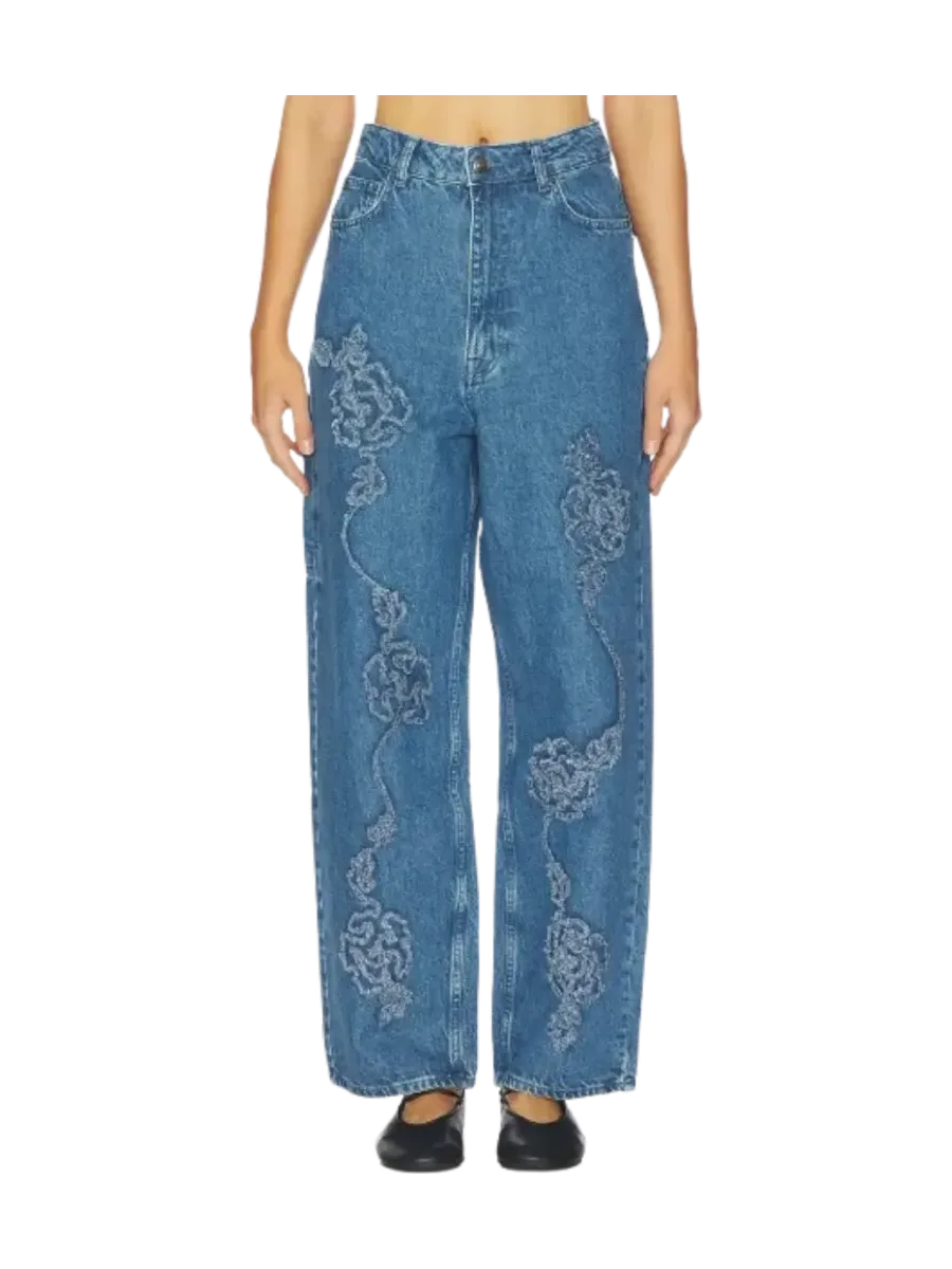 Rotate Birger Christensen Denim Boyfriend Jeans