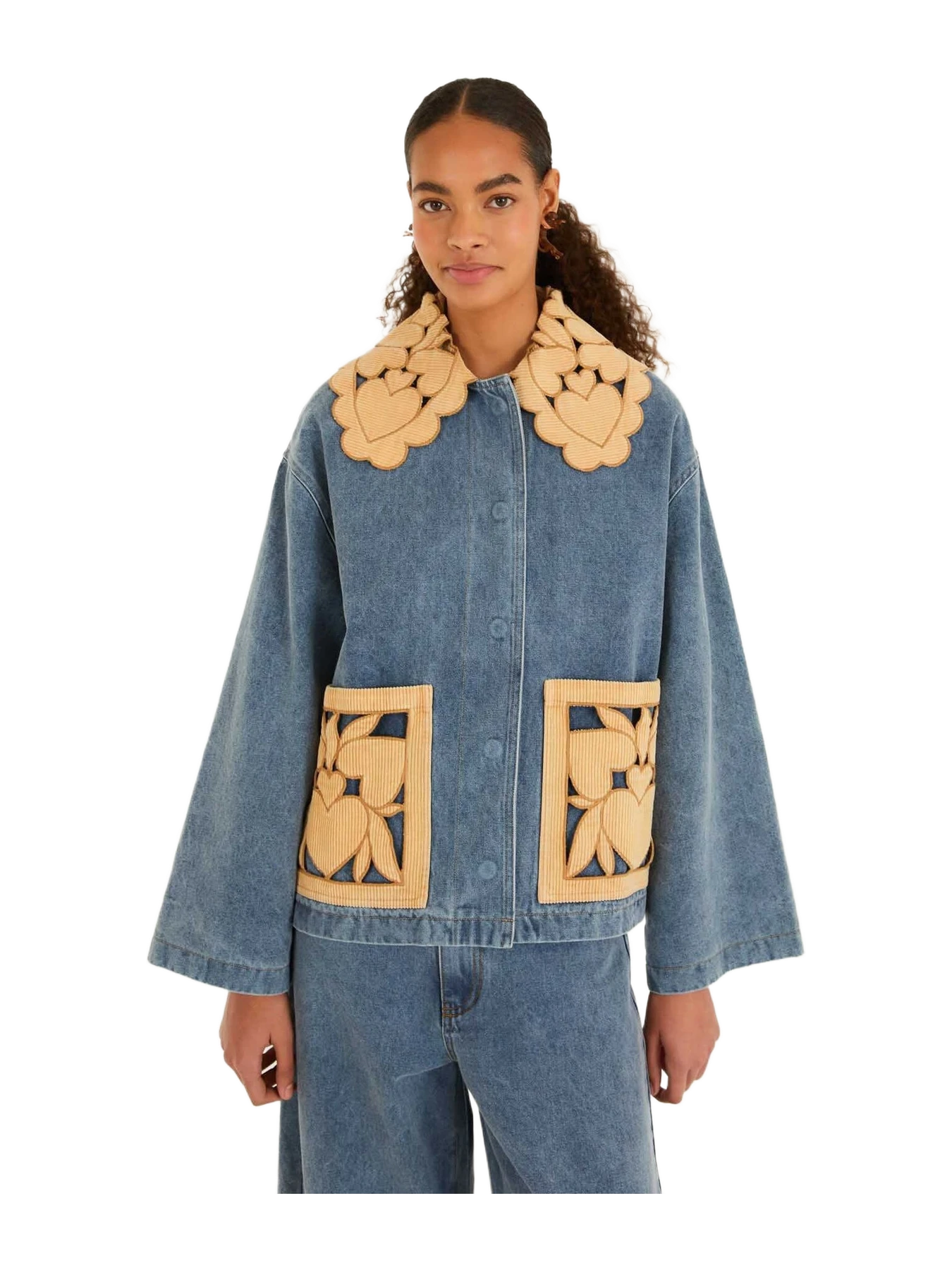 Farm Rio Denim Richelieu Barn Jacket