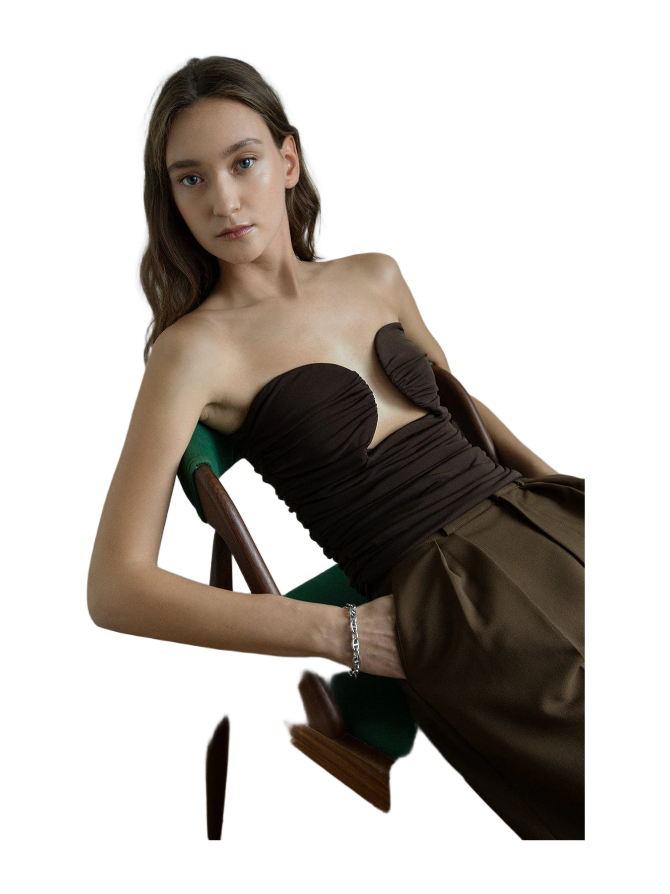 Pixie Market Dominique Bustier Top