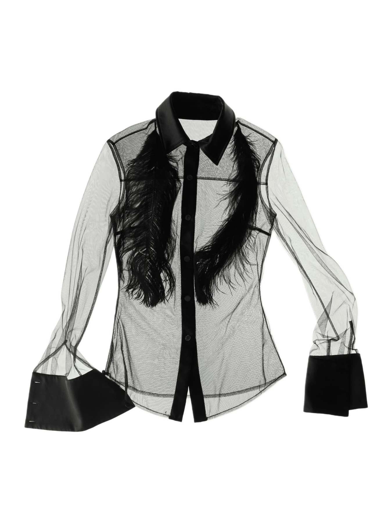 Fancì Club Double Joy Feather Shirt