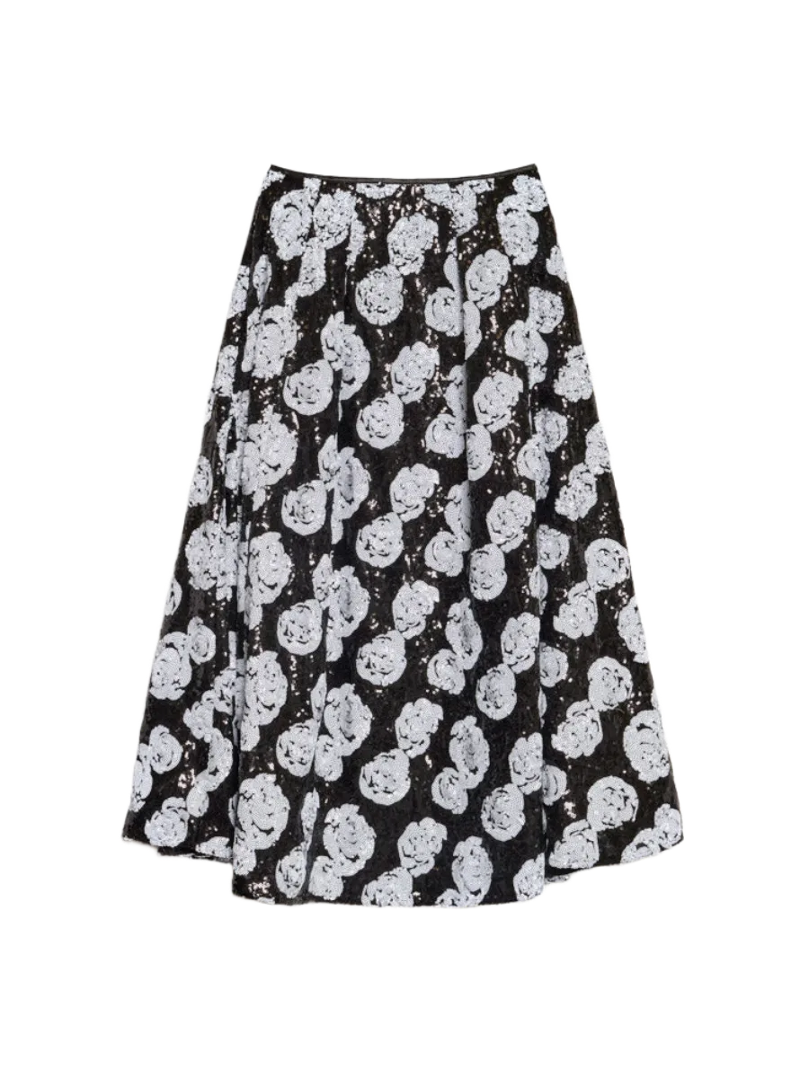 Sister Jane Dream Roxie Rose Sequin Midi Skirt