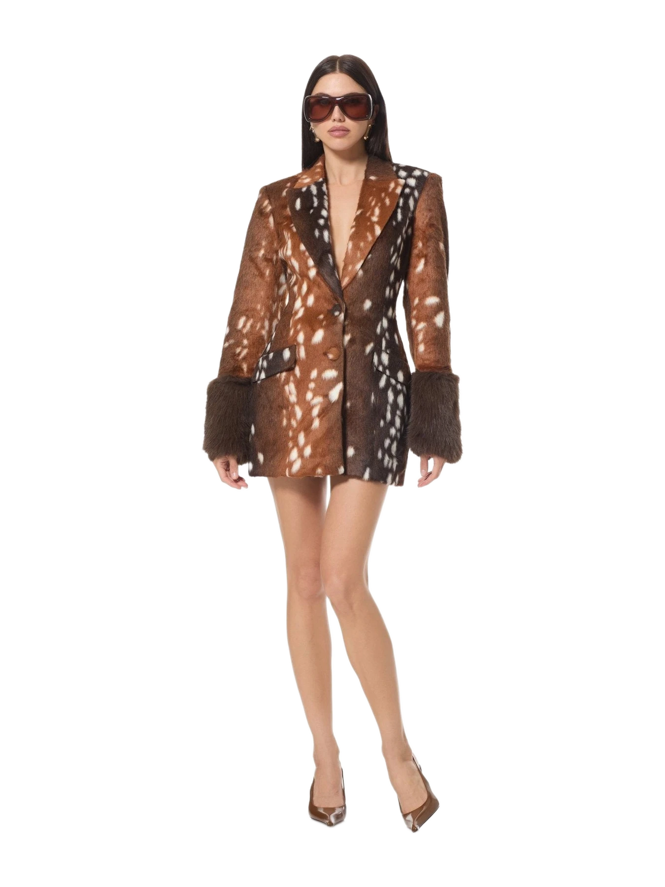 AFRM Edel Blazer - Bambi Hair Fur