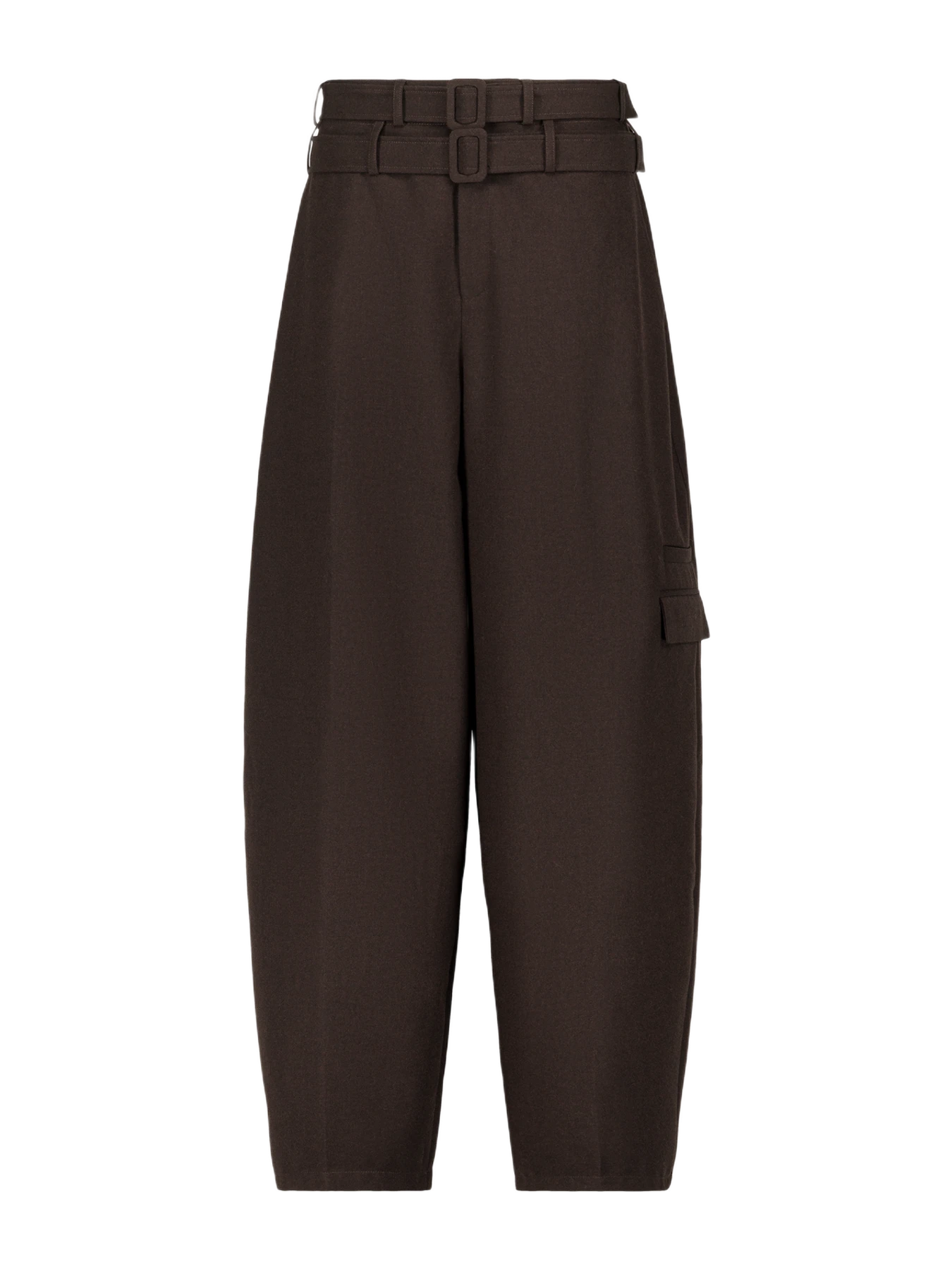 Saemdi Ely Double Belted Trousers
