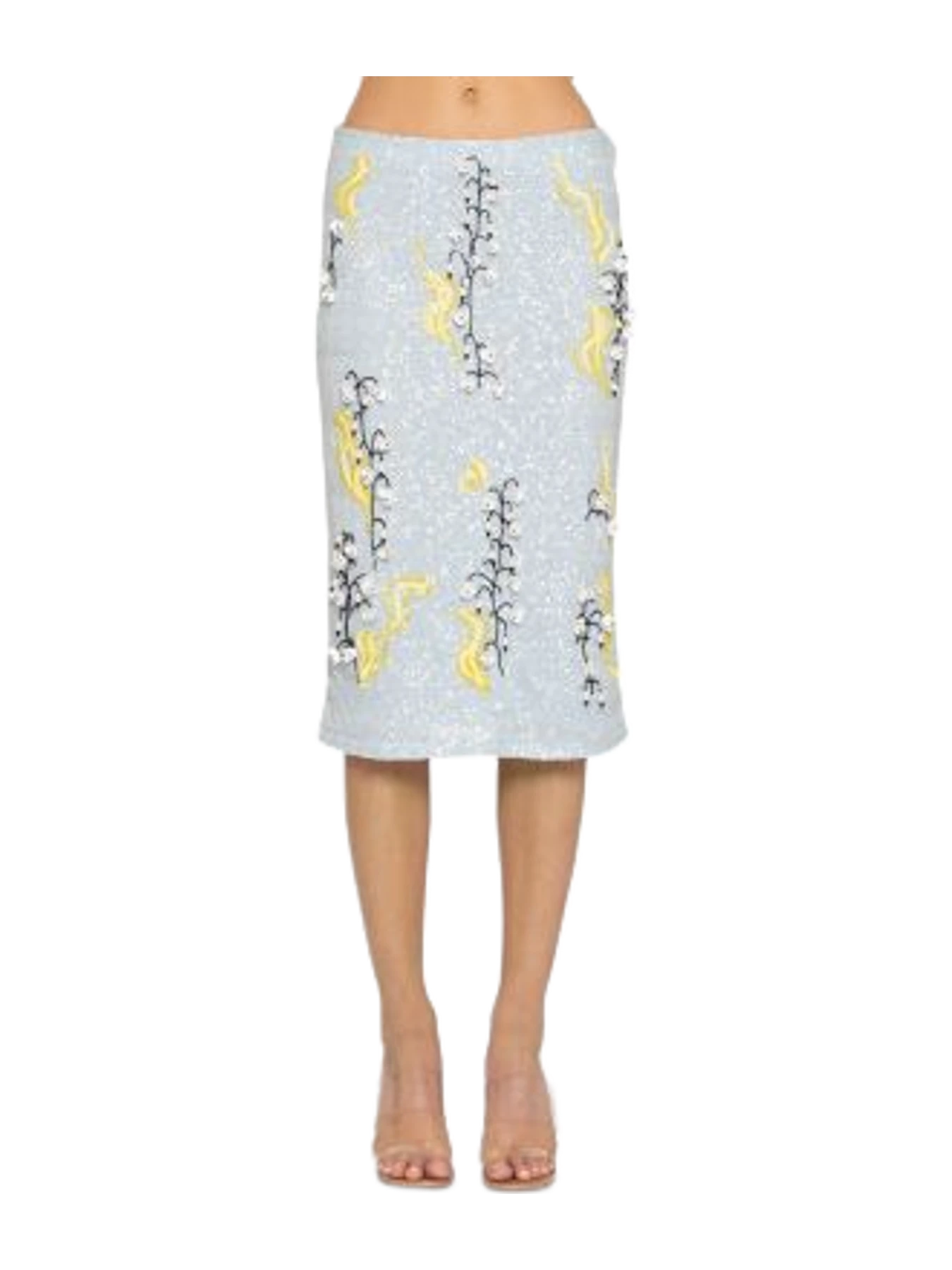 Des Phemmes Embellished Pencil Skirt