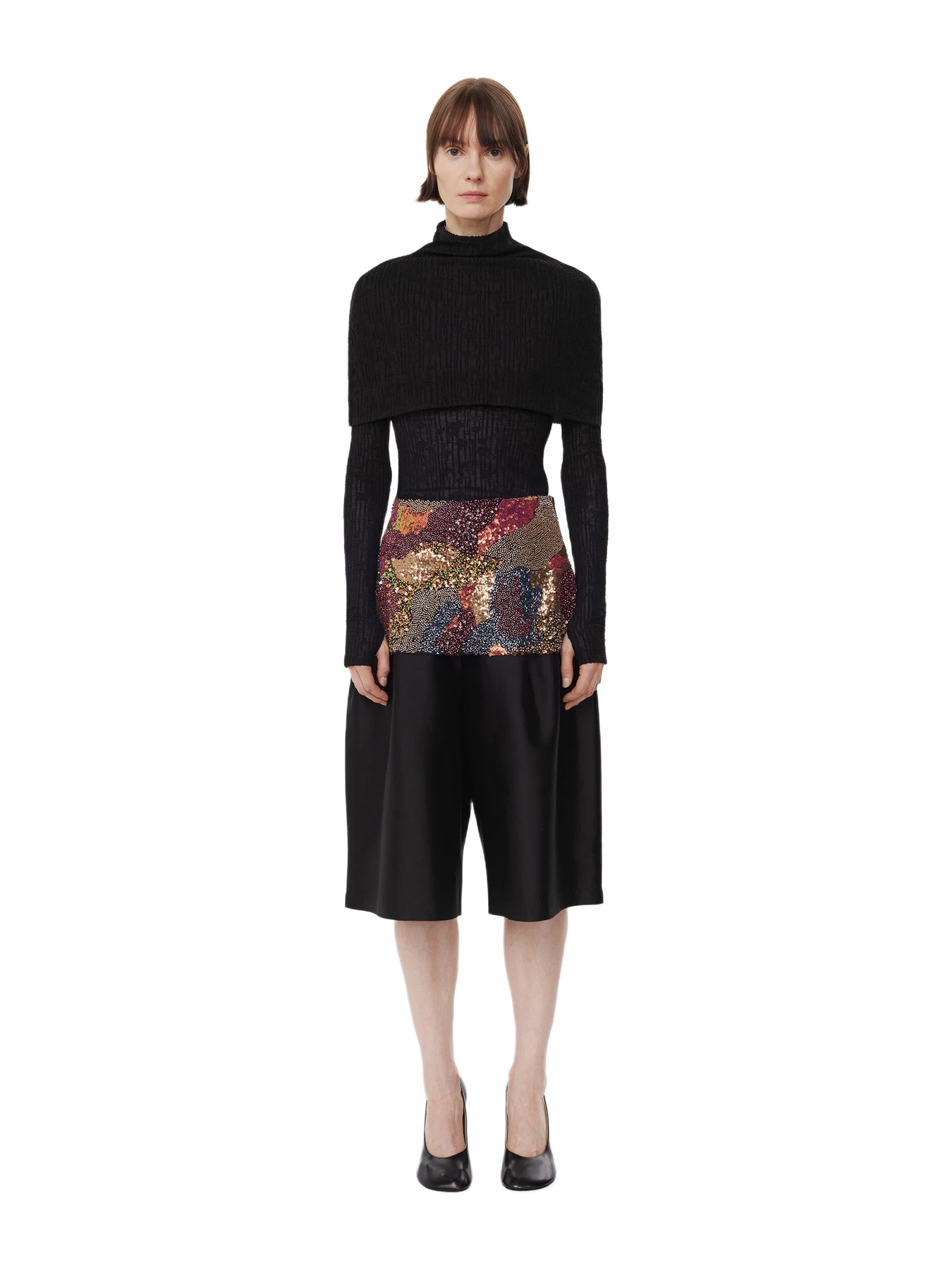 Alas Silk Fanfare Layering Skirt
