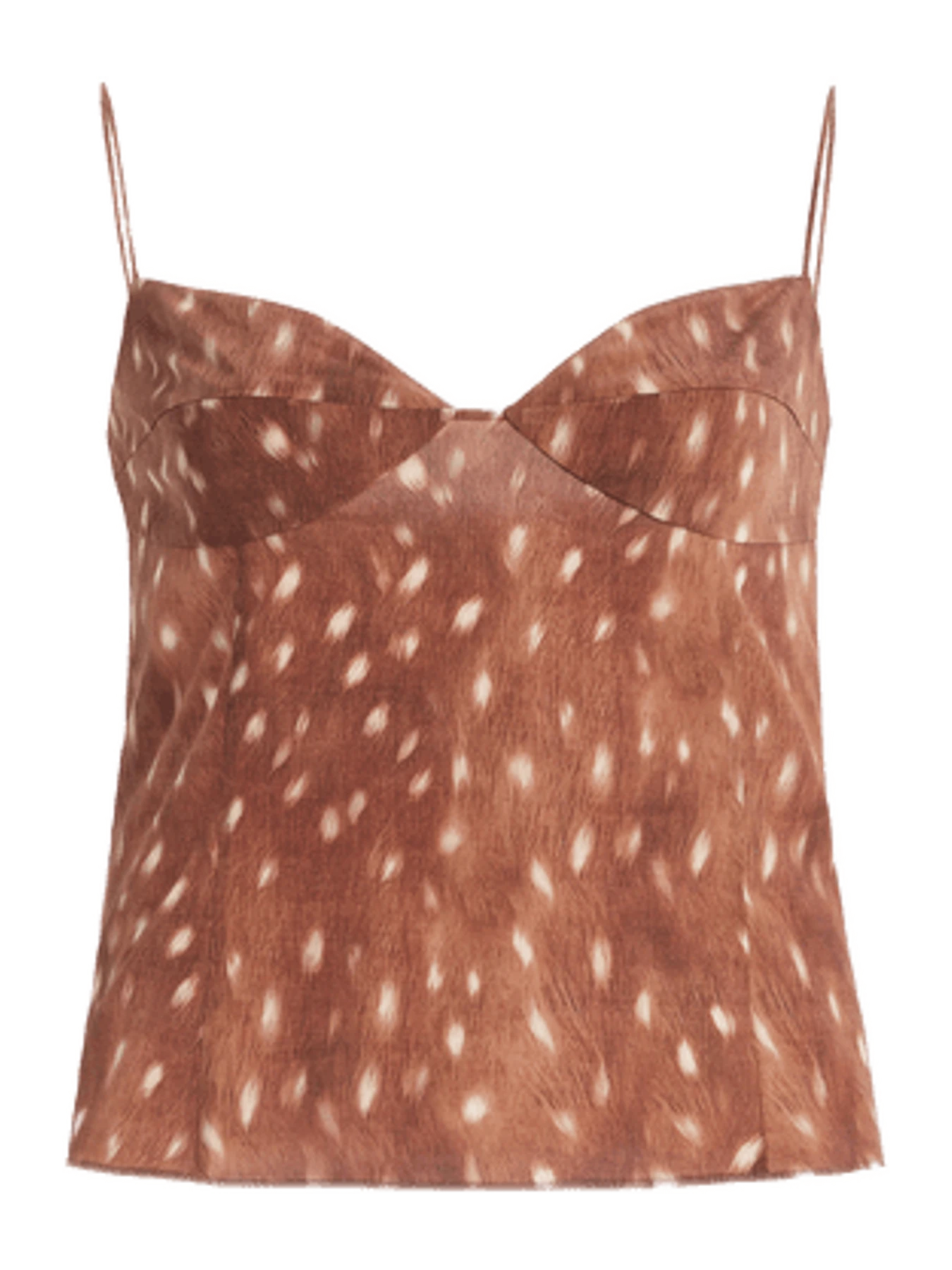 St. Agni Fawn Printed Crepe Cami Top Exclusive