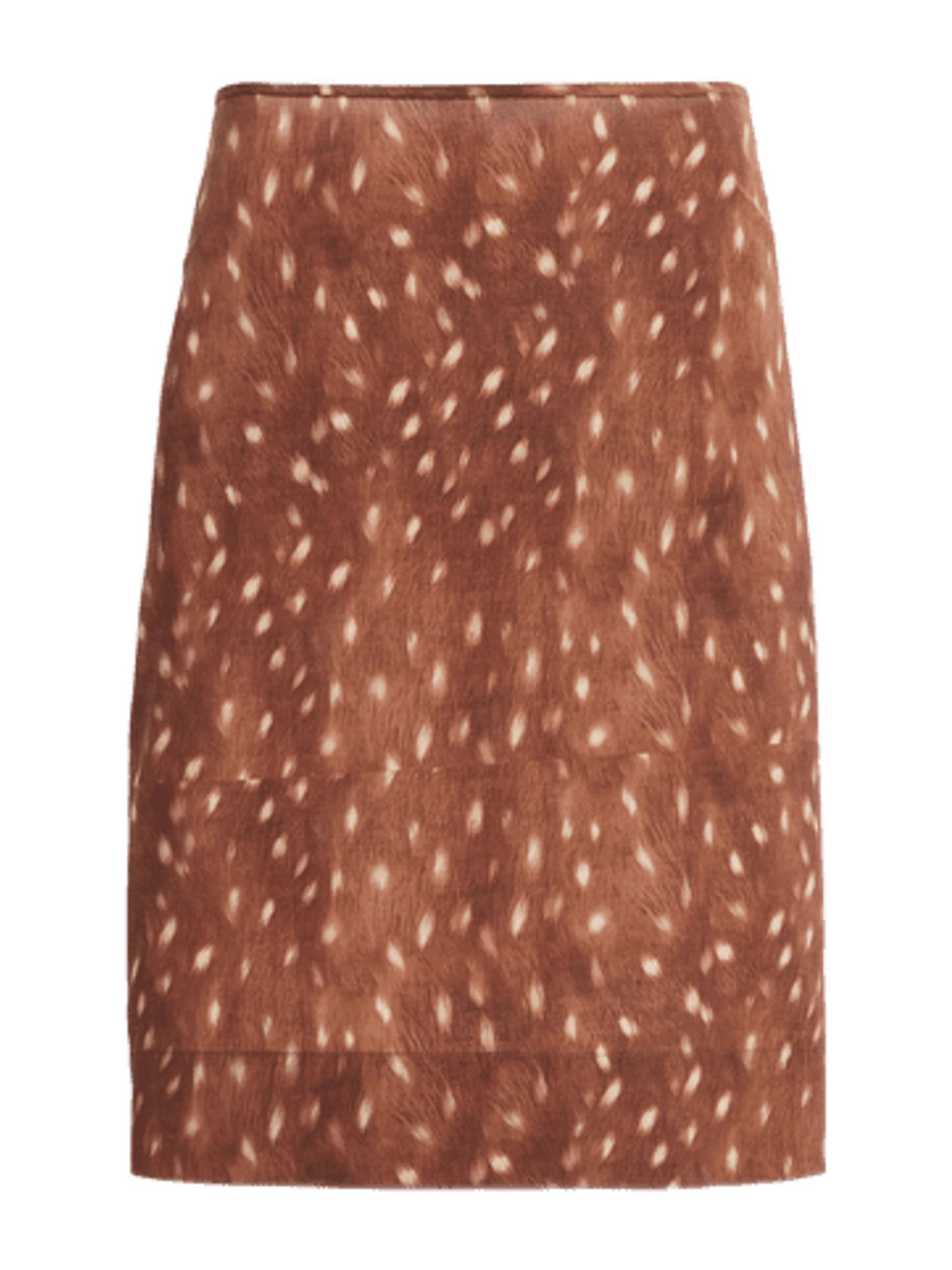 St. Agni Fawn Printed Crepe Midi Skirt