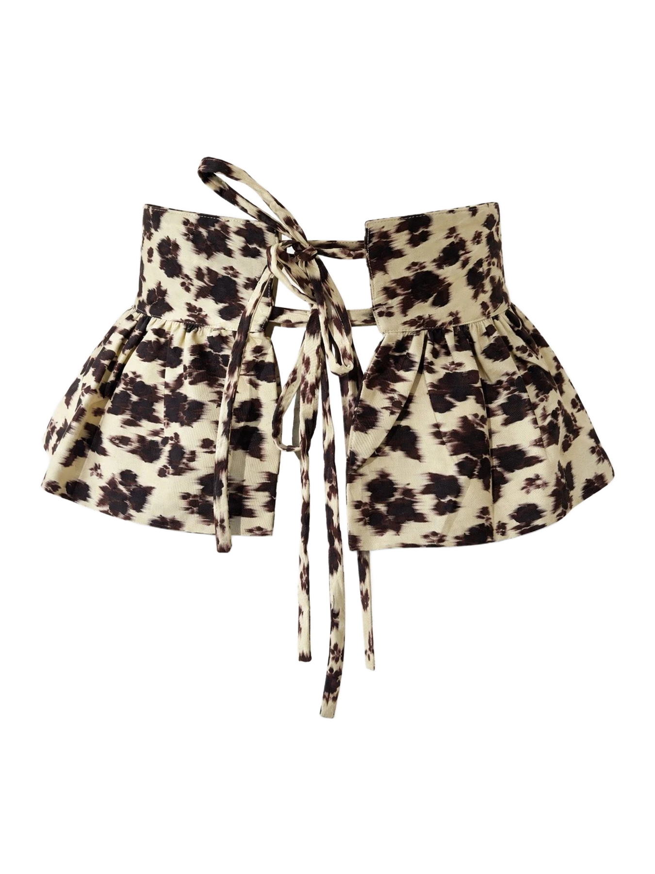 Carmen Says Field Floral Print Ruffle Belt