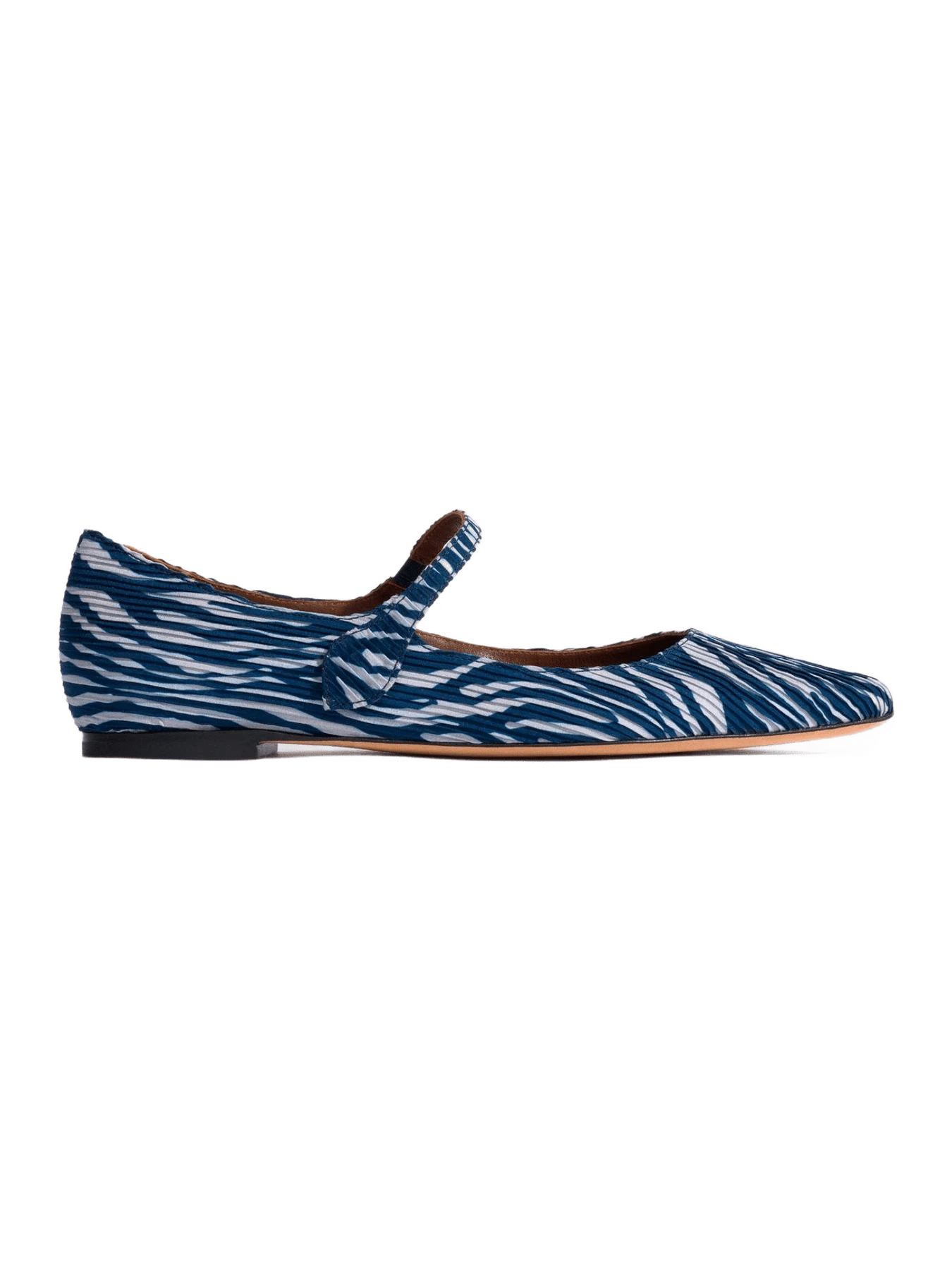 Anonymous Copenhagen Fifi Pleated zebra Blue shades