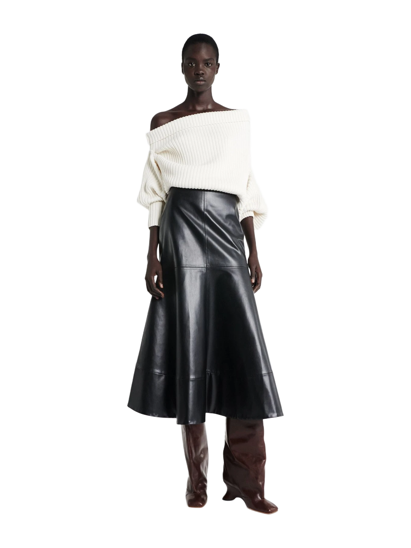 A.W.A.K.E. MODE Flared Hem Skirt