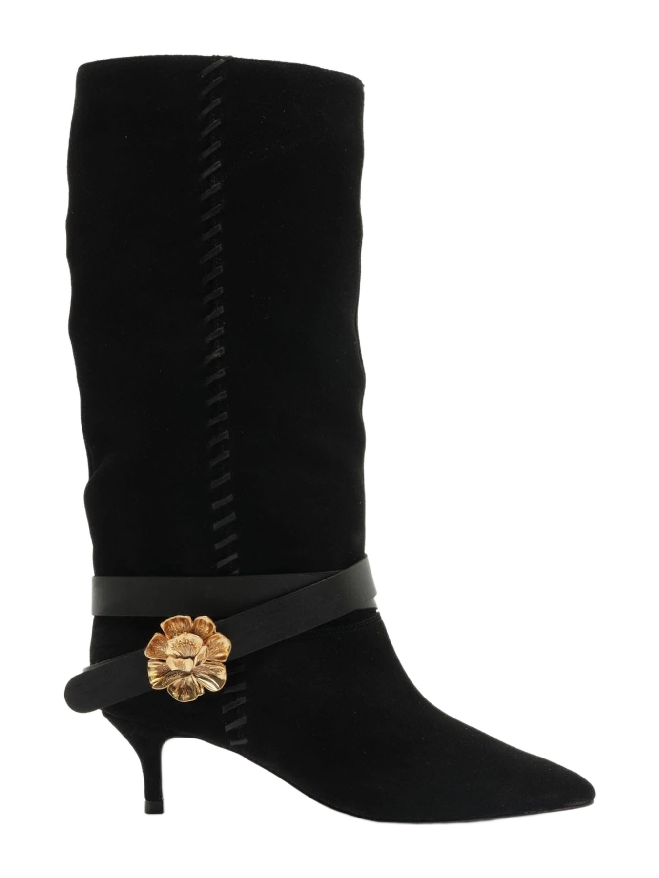 Farm Rio Flower Belt Kitten Boot