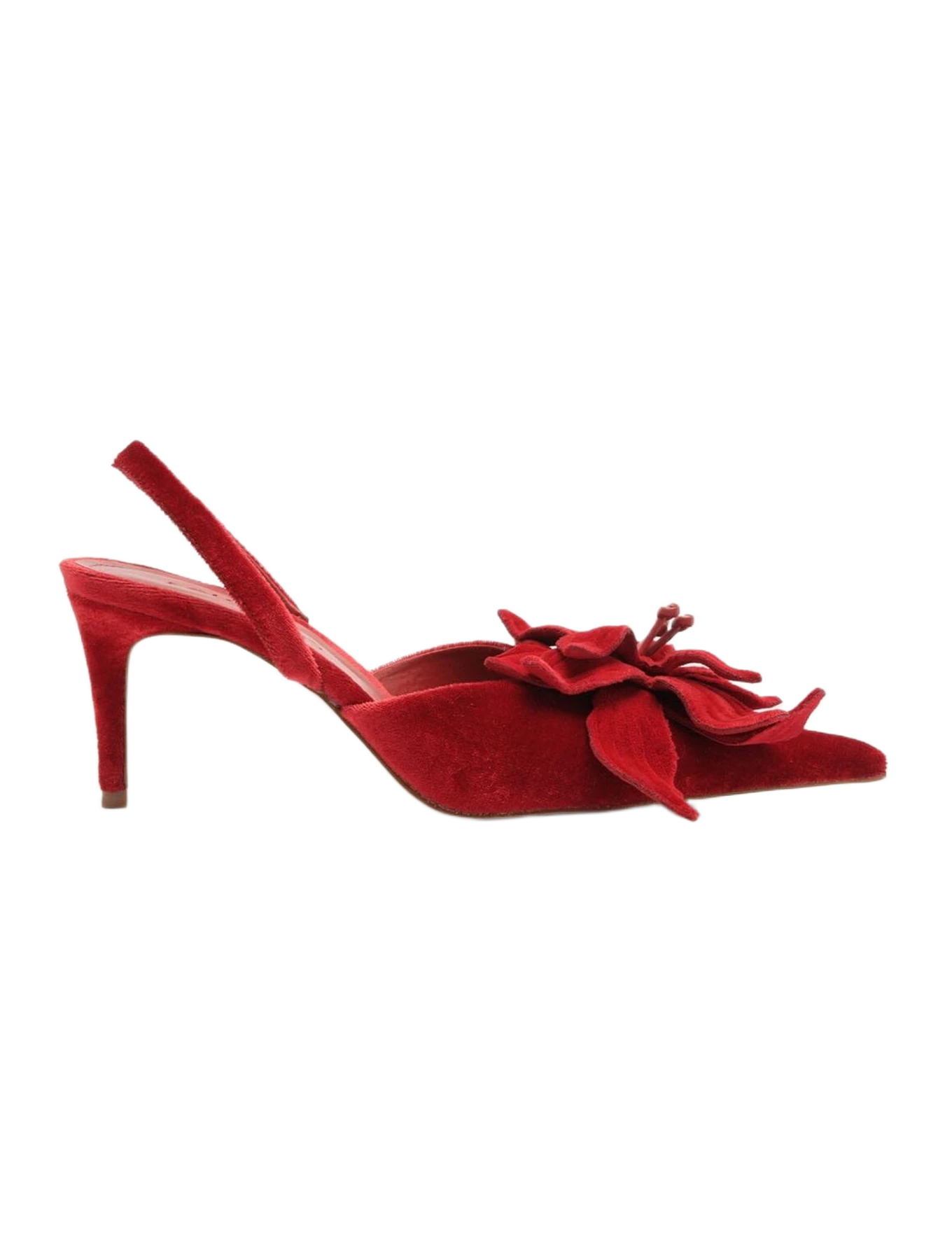 Farm Rio Flower Velveta Close Toe Heeled Sandal
