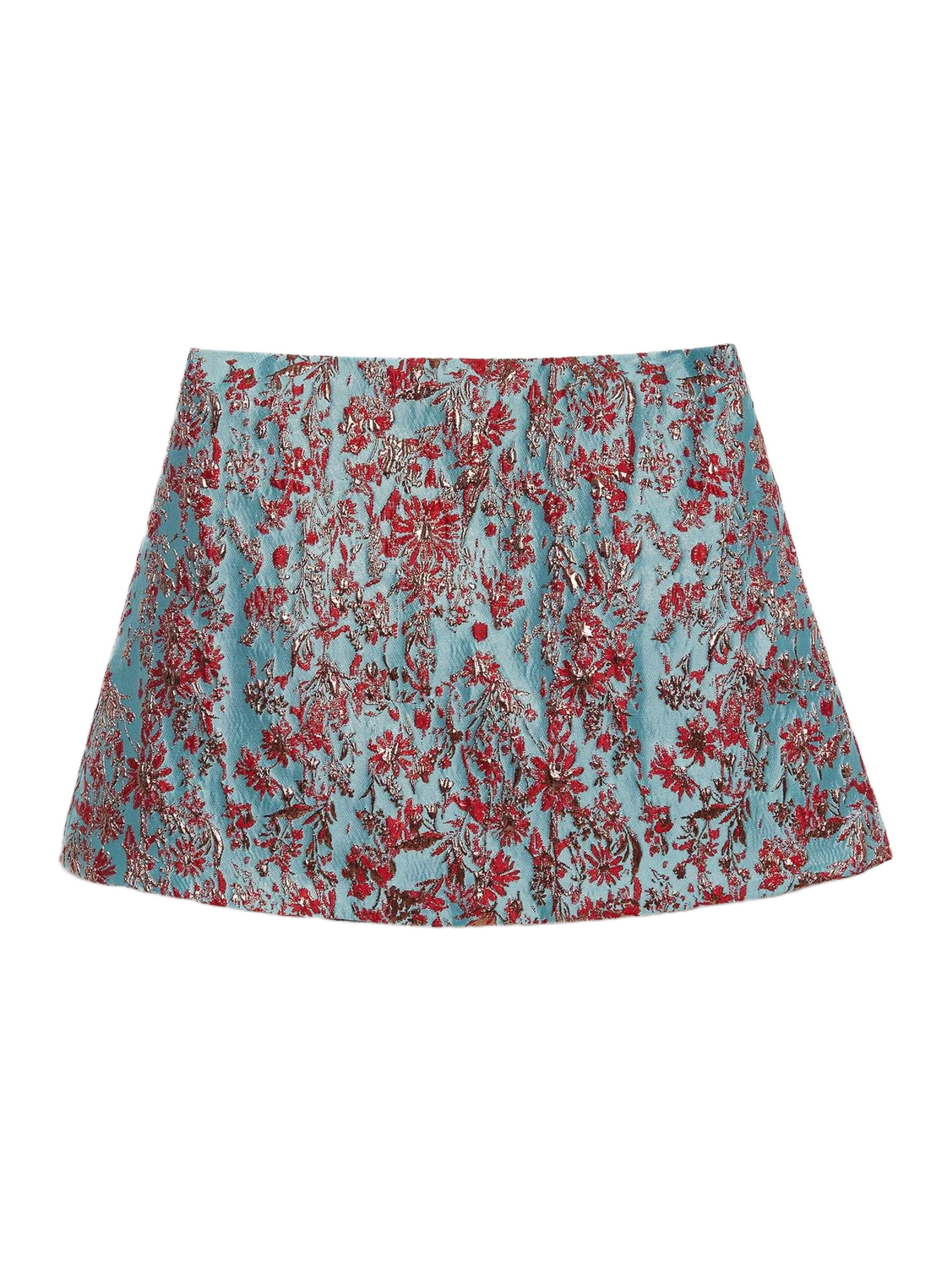 Alas Silk Flux Mini Skirt