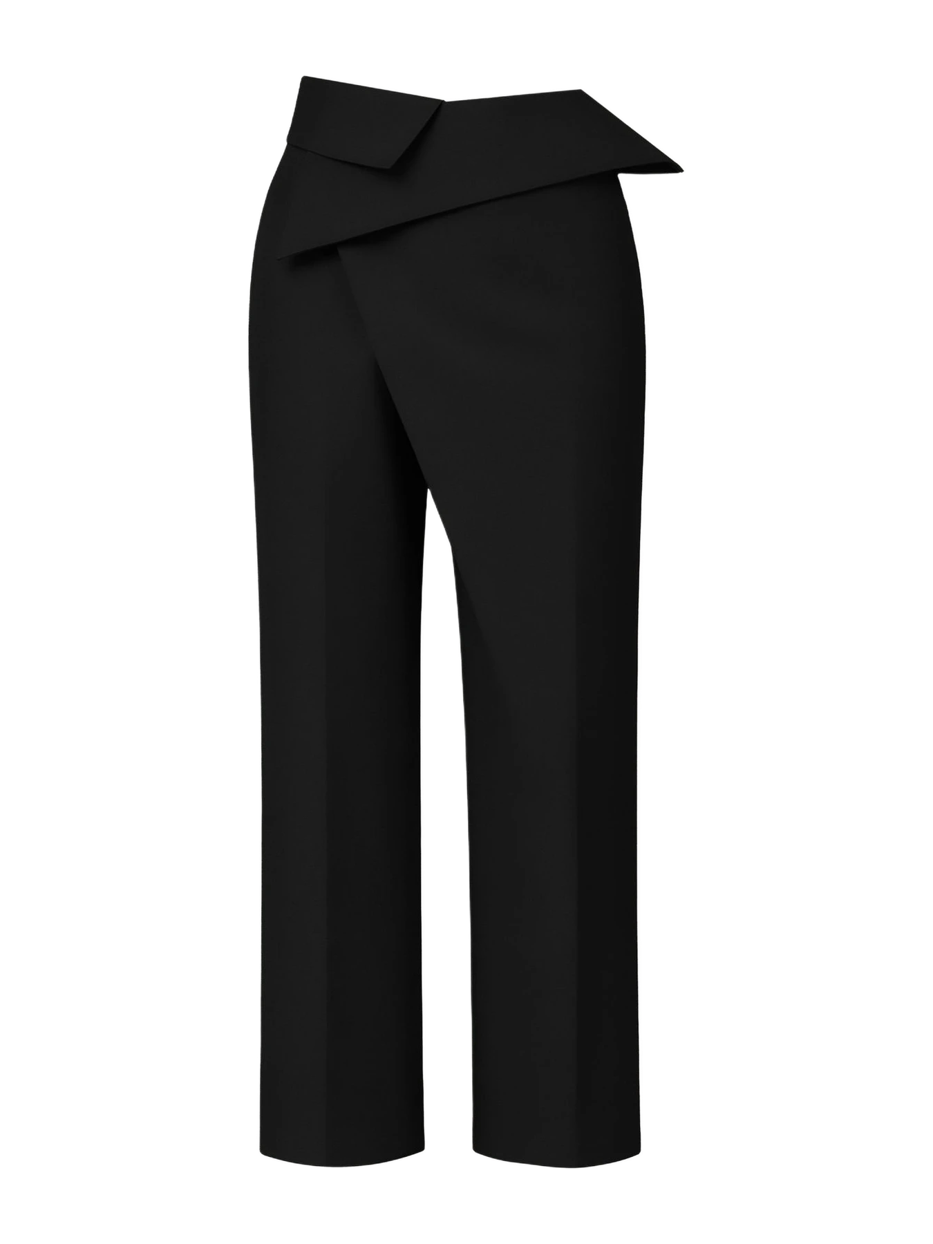 MISHO Fold-over Silk Trousers