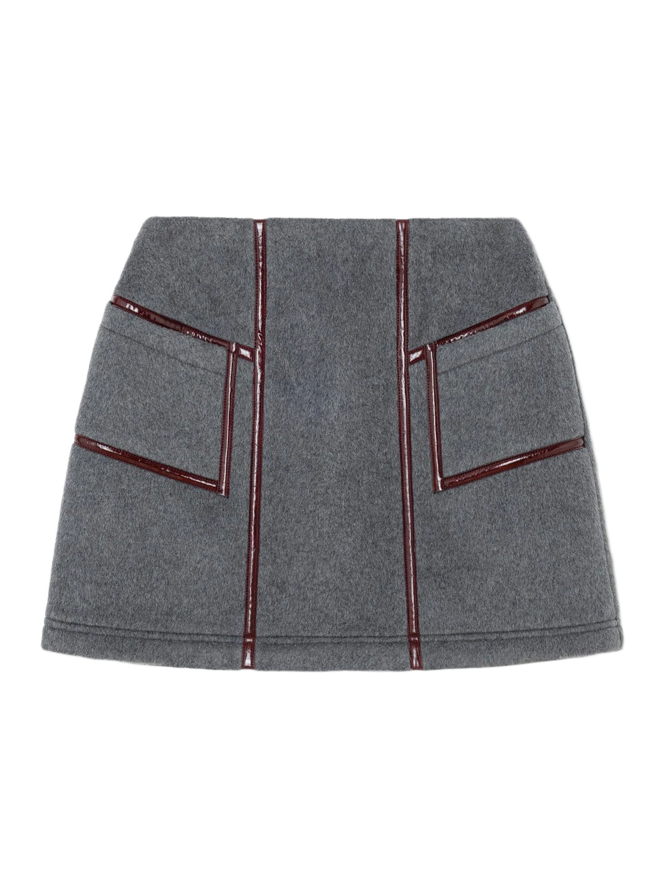 Laagam Frankie Grey Short Skirt