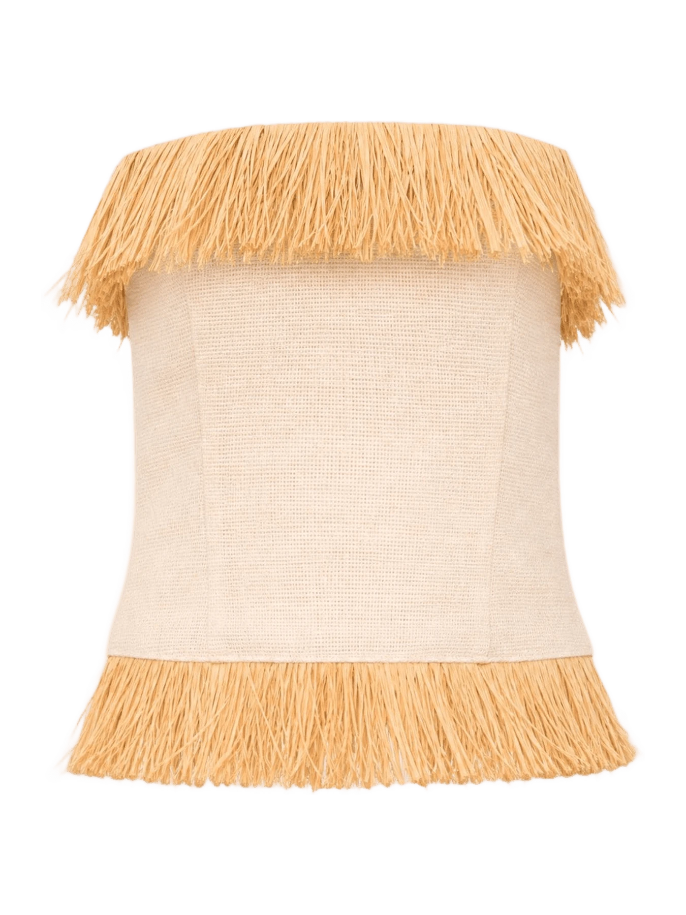 Carmen Says Fringe Straw Noctis Top